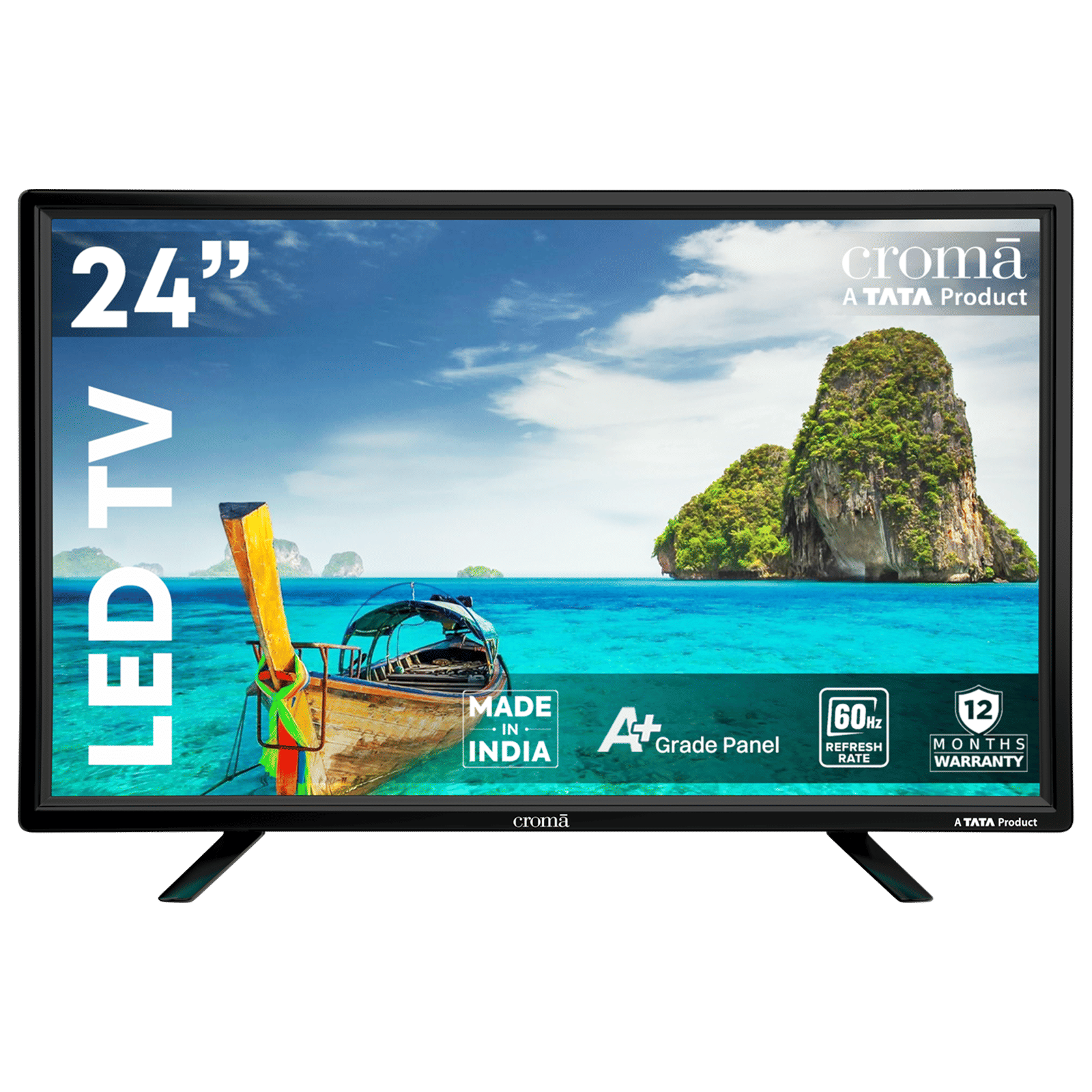 Croma 60 cm (24 inch) HD Ready LED TV with A Plus Grade Panel Croma 60 cm (24 inch) HD Ready LED TV with A Plus Grade Panel_1