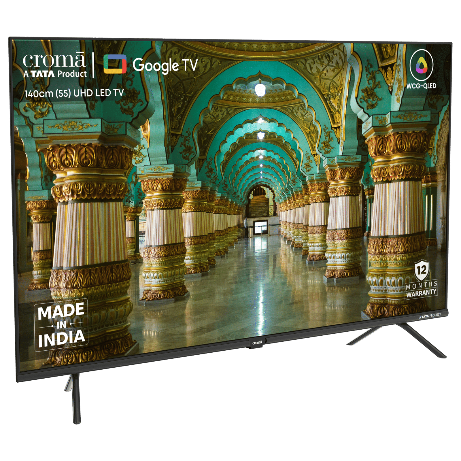 Croma 140 cm (55 inch) QLED 4K Ultra HD Google TV with Dolby Vision & Dolby Atmos Croma 140 cm (55 inch) QLED 4K Ultra HD Google TV with Dolby Vision & Dolby Atmos_4