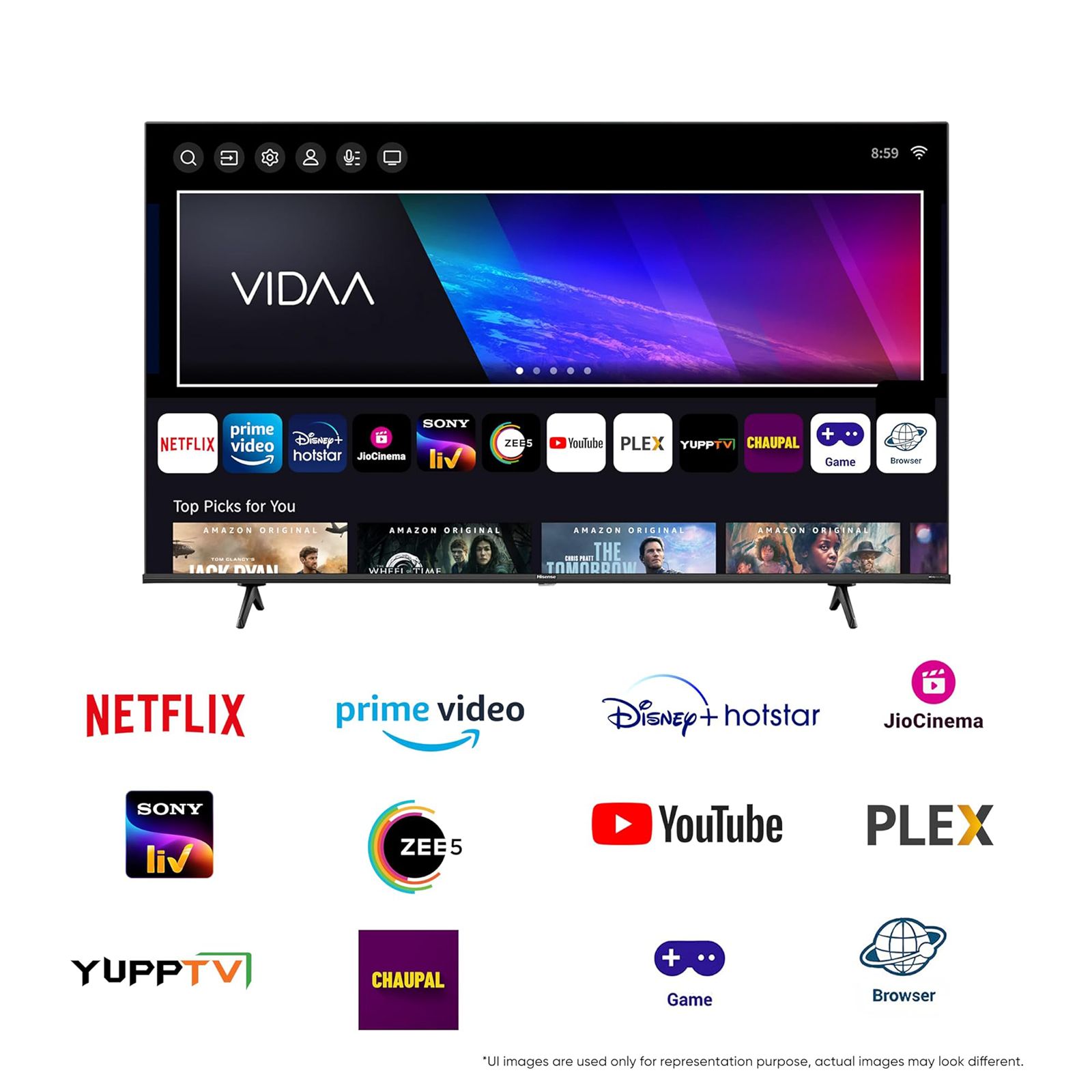 Hisense E7K 165 cm (65 inch) QLED 4K Ultra HD Smart VIDAA TV with Dolby Vision & Dolby Atmos (2023 model) Hisense E7K 165 cm (65 inch) QLED 4K Ultra HD Smart VIDAA TV with Dolby Vision & Dolby Atmos (2023 model)_12