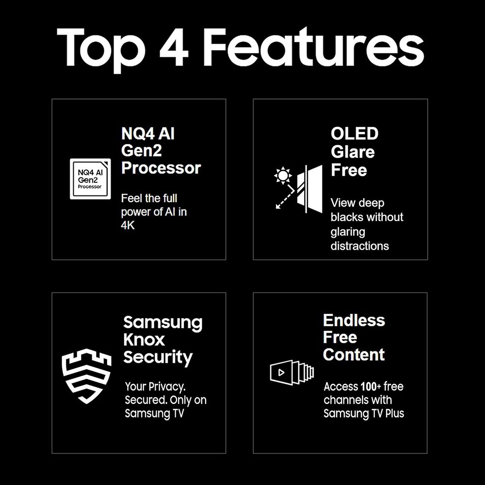 SAMSUNG 9 140 cm (55 inch) 4K Ultra HD LED Smart Tizen TV with Voice Assistant (2024 model) SAMSUNG 9 140 cm (55 inch) 4K Ultra HD LED Smart Tizen TV with Voice Assistant (2024 model)_20