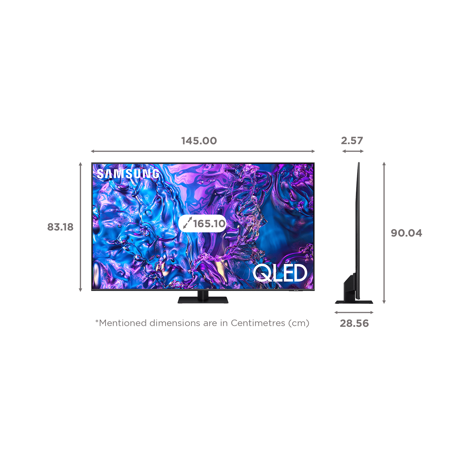 SAMSUNG Q70D 165 cm (65 inch) QLED 4K Ultra HD Smart Tizen TV with Supreme UHD Dimming (2024 model)_2