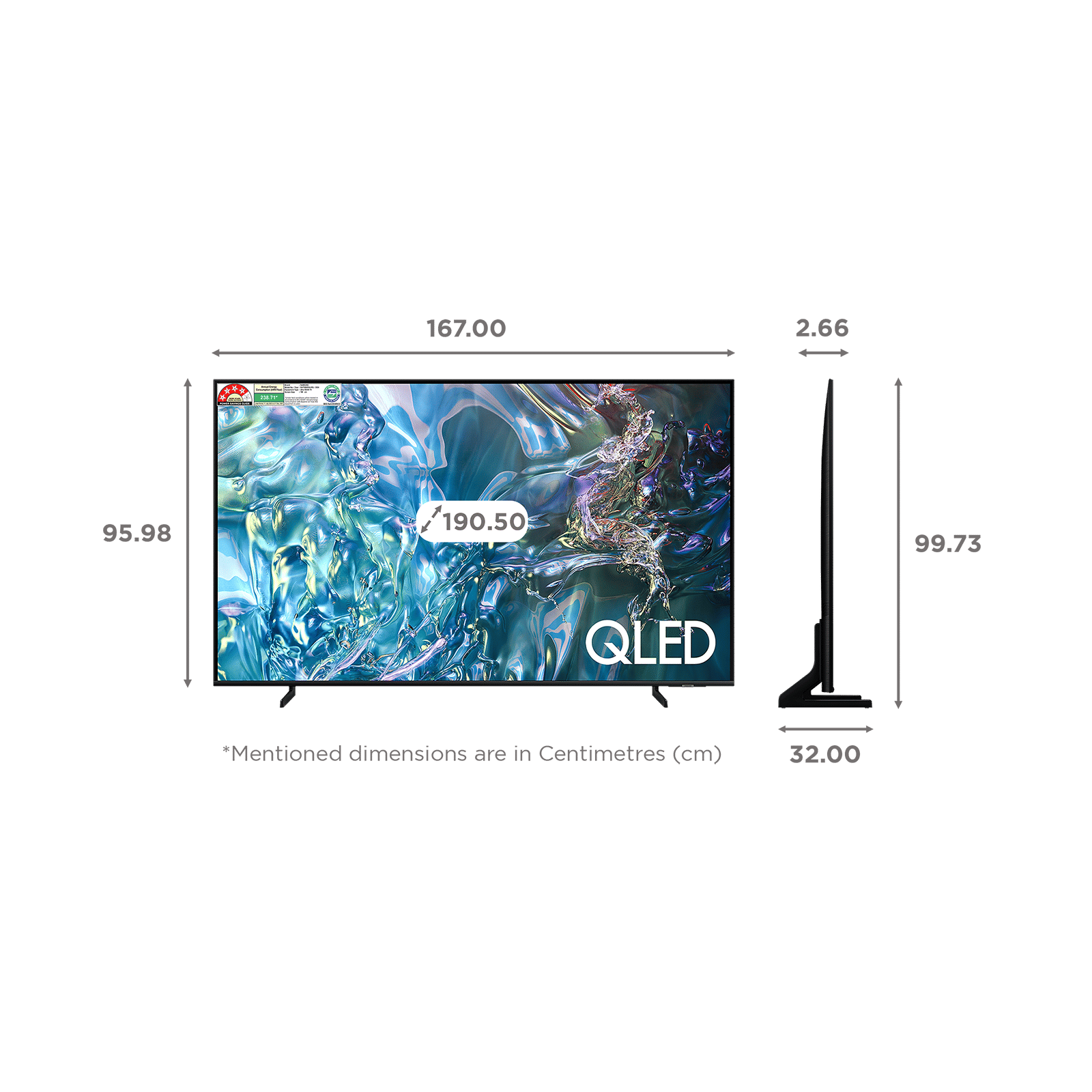 SAMSUNG Q60D 190 cm (75 inch) QLED 4K Ultra HD Smart Tizen TV with 4K Upscaling (2024 model)_2