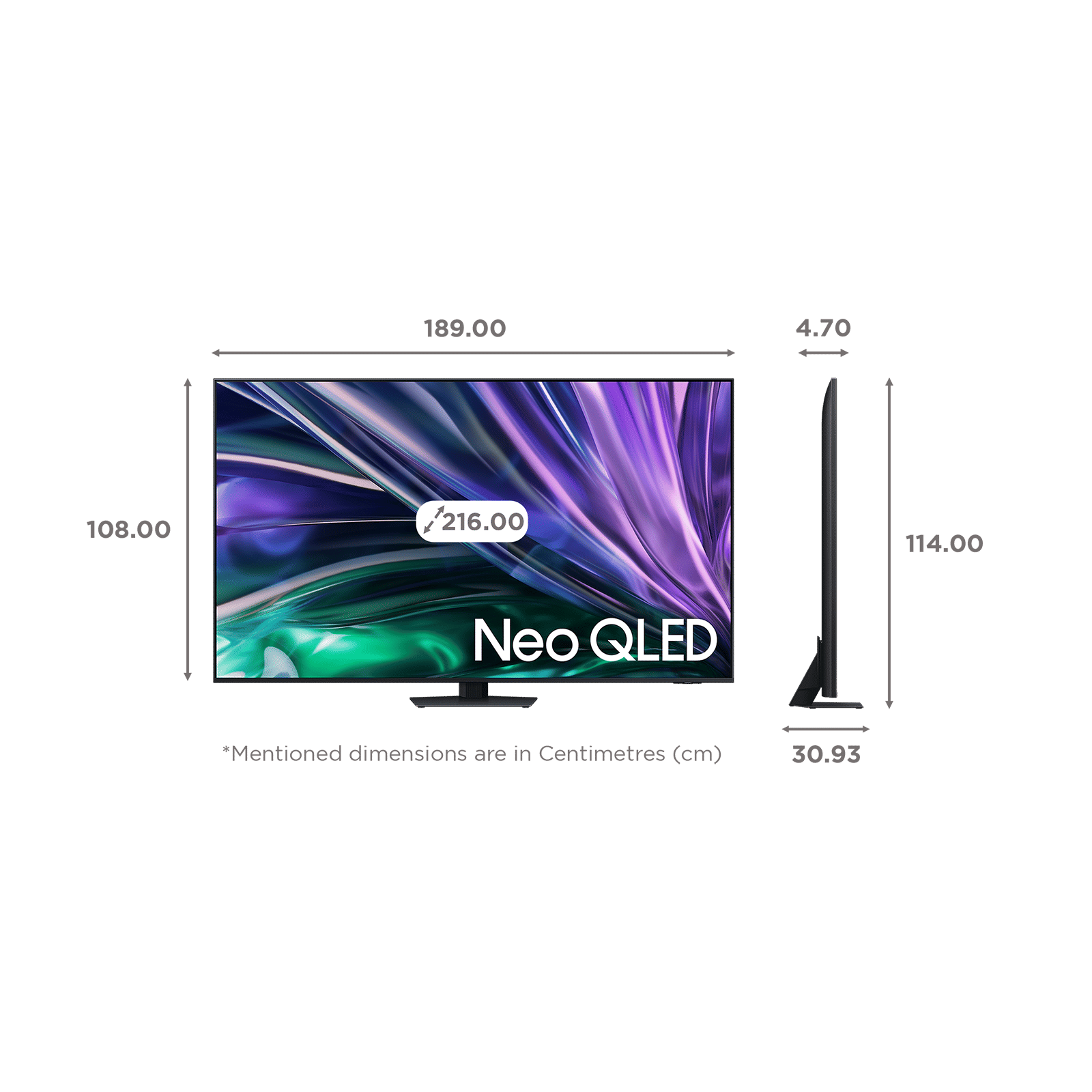 SAMSUNG QN85D 215 cm (85 inch) Neo QLED 4K Ultra HD Smart Tizen TV with Quantum Matrix Technology (2024 model)_2