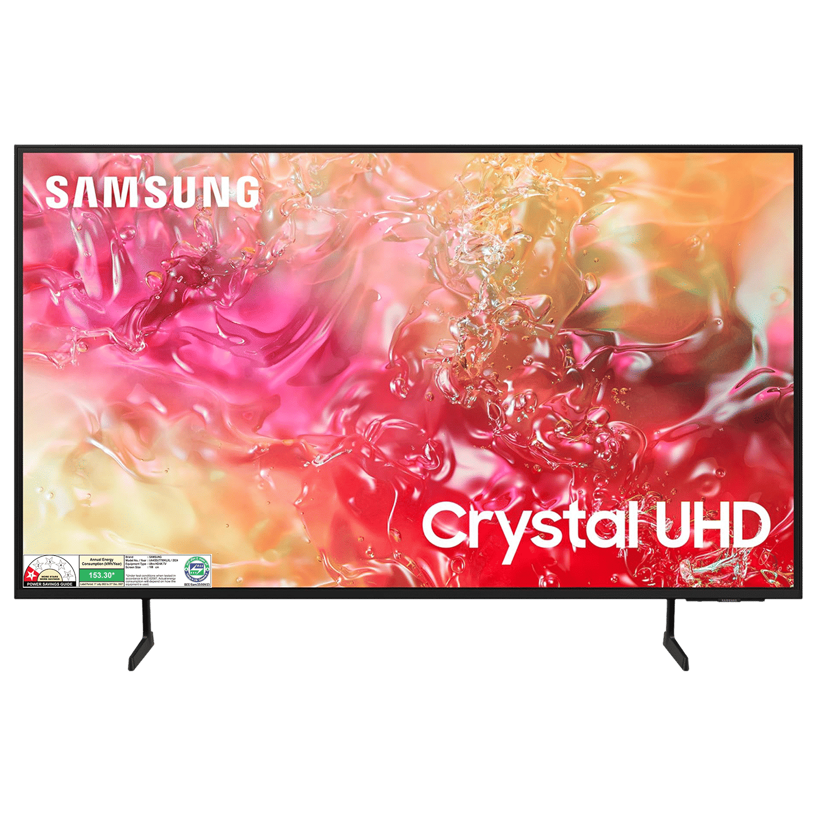 SAMSUNG DU7700 109 (43 inch) 4K Ultra HD LED Smart Tizen TV with Motion Xcelerator (2024 model) SAMSUNG DU7700 109 (43 inch) 4K Ultra HD LED Smart Tizen TV with Motion Xcelerator (2024 model)_1