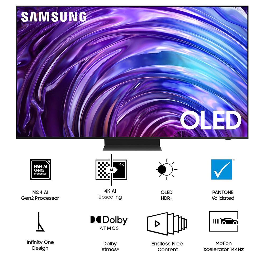 SAMSUNG S95D 195 cm (77 inch) 4K Ultra HD LED Smart Tizen TV with Voice Assistant (2024 model)_19