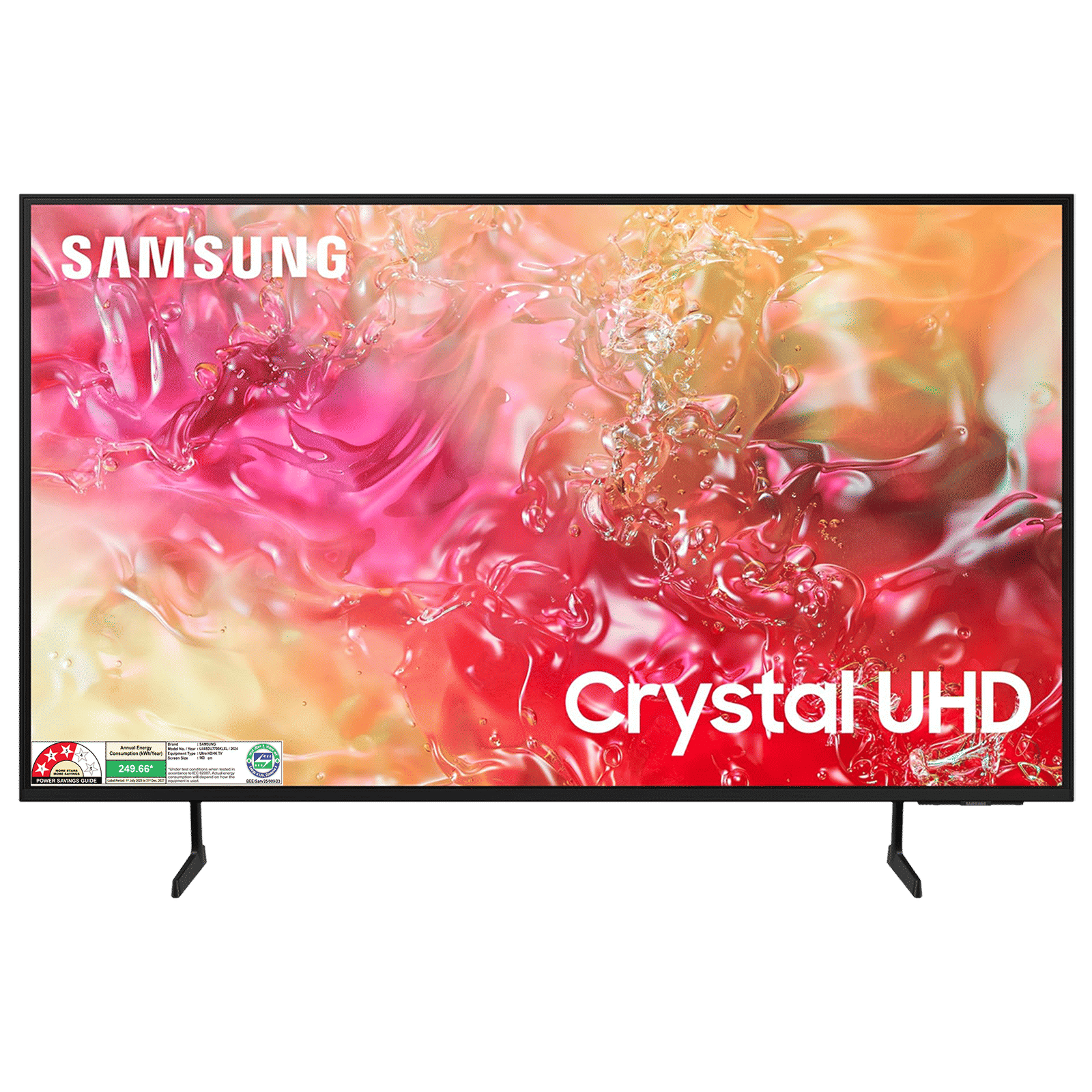SAMSUNG DU7700 165 cm (65 inch) 4K Ultra HD LED Smart Tizen TV with Motion Xcelerator (2024 model)_1