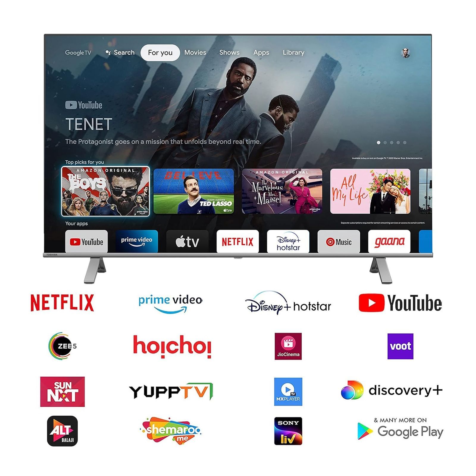 TOSHIBA C350MP 190 cm (75 inch) 4K Ultra HD LED Smart Google TV with Built-in Google Assistant (2023 model) TOSHIBA C350MP 190 cm (75 inch) 4K Ultra HD LED Smart Google TV with Built-in Google Assistant (2023 model)_16