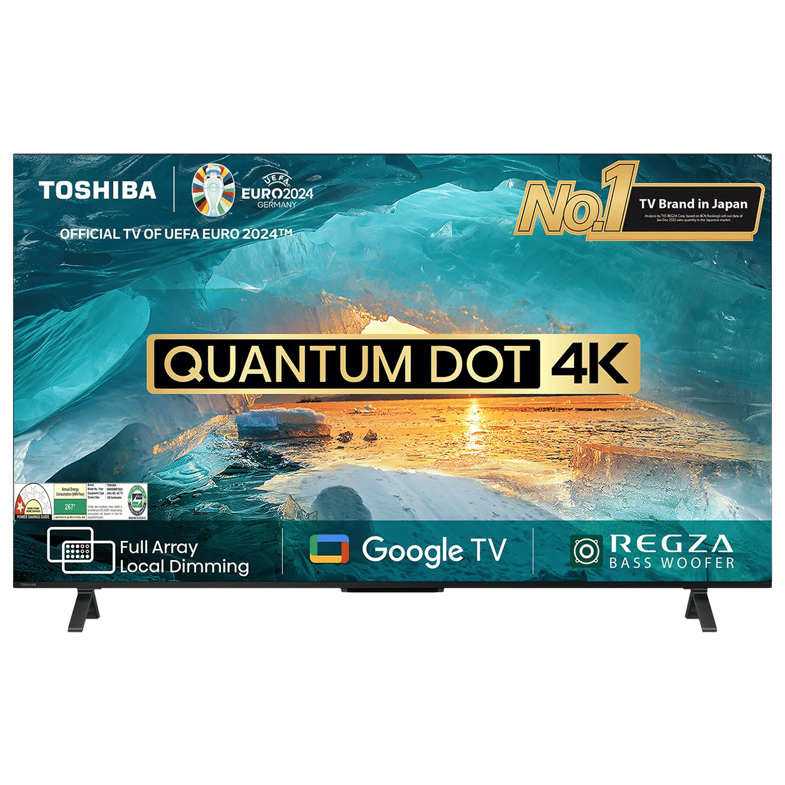 TOSHIBA M550MP 140 cm (55 inch) 1 Star 4K Ultra HD QLED Smart Google TV with Built-in Google Assistant (2023 model) TOSHIBA M550MP 140 cm (55 inch) 1 Star 4K Ultra HD QLED Smart Google TV with Built-in Google Assistant (2023 model)_1