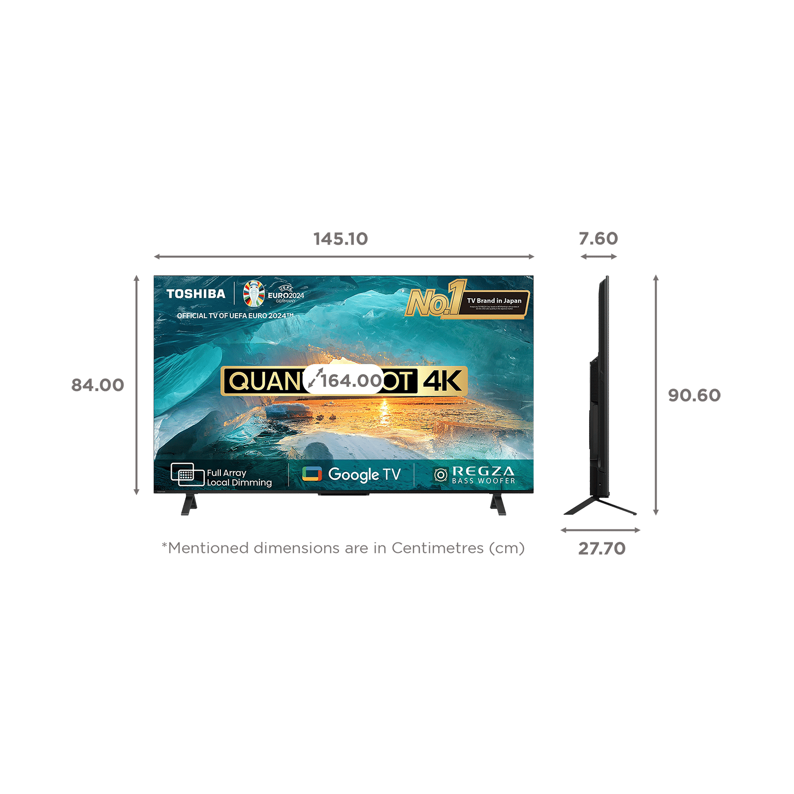 TOSHIBA M550MP 165 cm (65 inch) 4K Ultra HD QLED Smart Google TV with Built-in Google Assistant (2023 model) TOSHIBA M550MP 165 cm (65 inch) 4K Ultra HD QLED Smart Google TV with Built-in Google Assistant (2023 model)_2