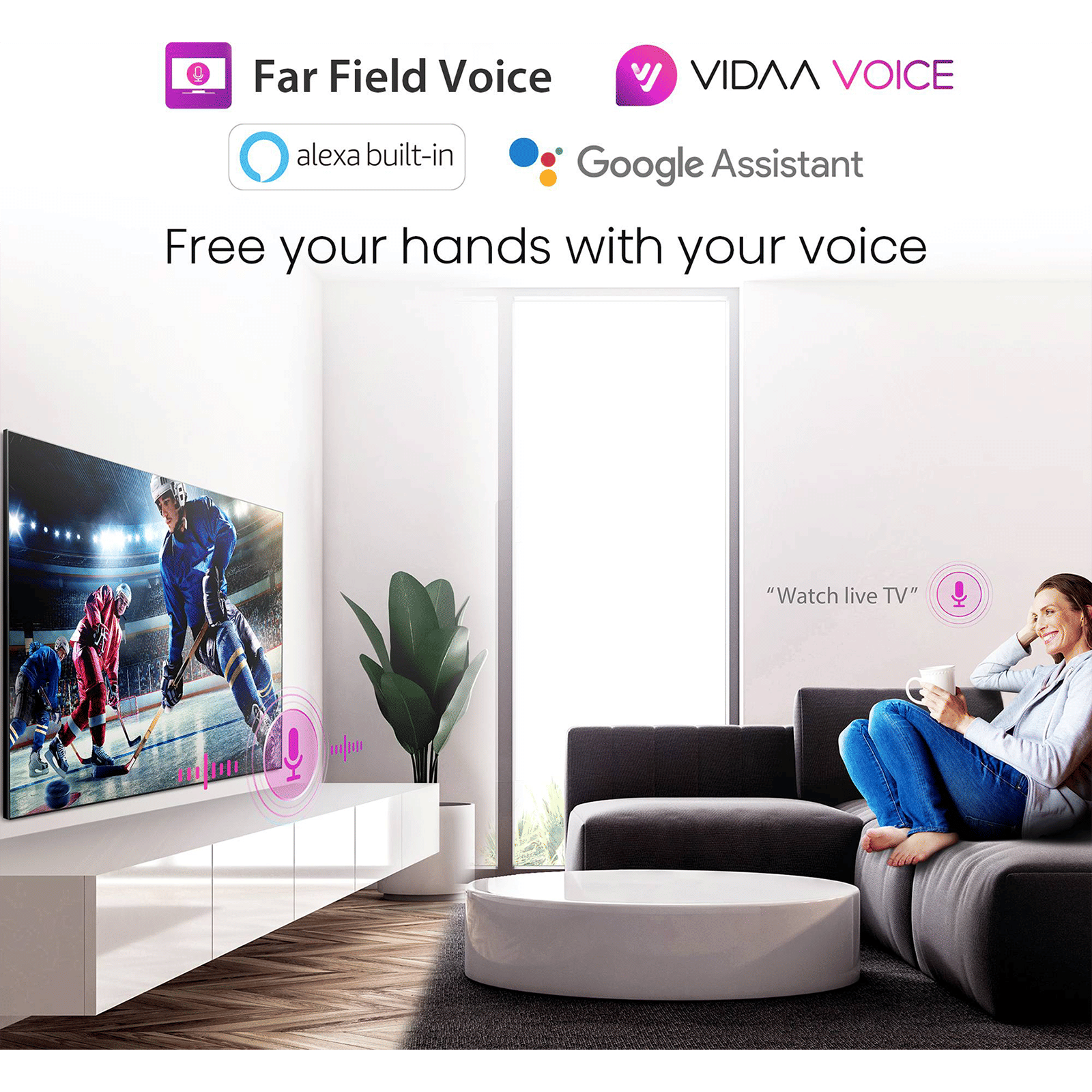 TOSHIBA M650MP 140 cm (55 inch) 4K Ultra HD QLED Smart VIDAA TV with Built-in Google Assistant (2023 model) TOSHIBA M650MP 140 cm (55 inch) 4K Ultra HD QLED Smart VIDAA TV with Built-in Google Assistant (2023 model)_9