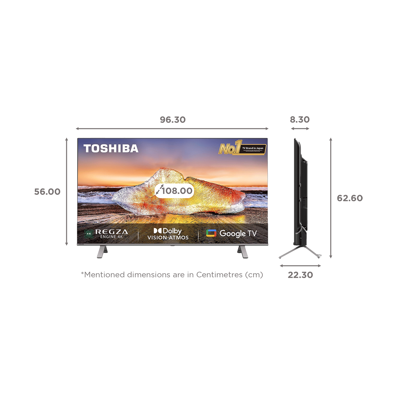 TOSHIBA C350MP 109 cm (43 inch) 4K Ultra HD LED Google TV with Regza Engine 4K TOSHIBA C350MP 109 cm (43 inch) 4K Ultra HD LED Google TV with Regza Engine 4K_2