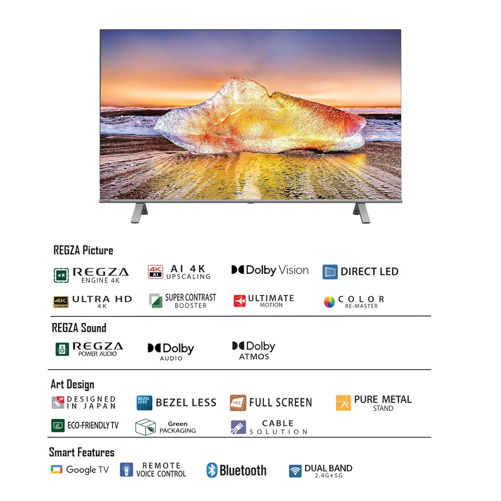 TOSHIBA C350MP 127 cm (50 inch) 4K Ultra HD LED Google TV with Dolby Vision & Dolby Atmos (2023 model) TOSHIBA C350MP 127 cm (50 inch) 4K Ultra HD LED Google TV with Dolby Vision & Dolby Atmos (2023 model)_9