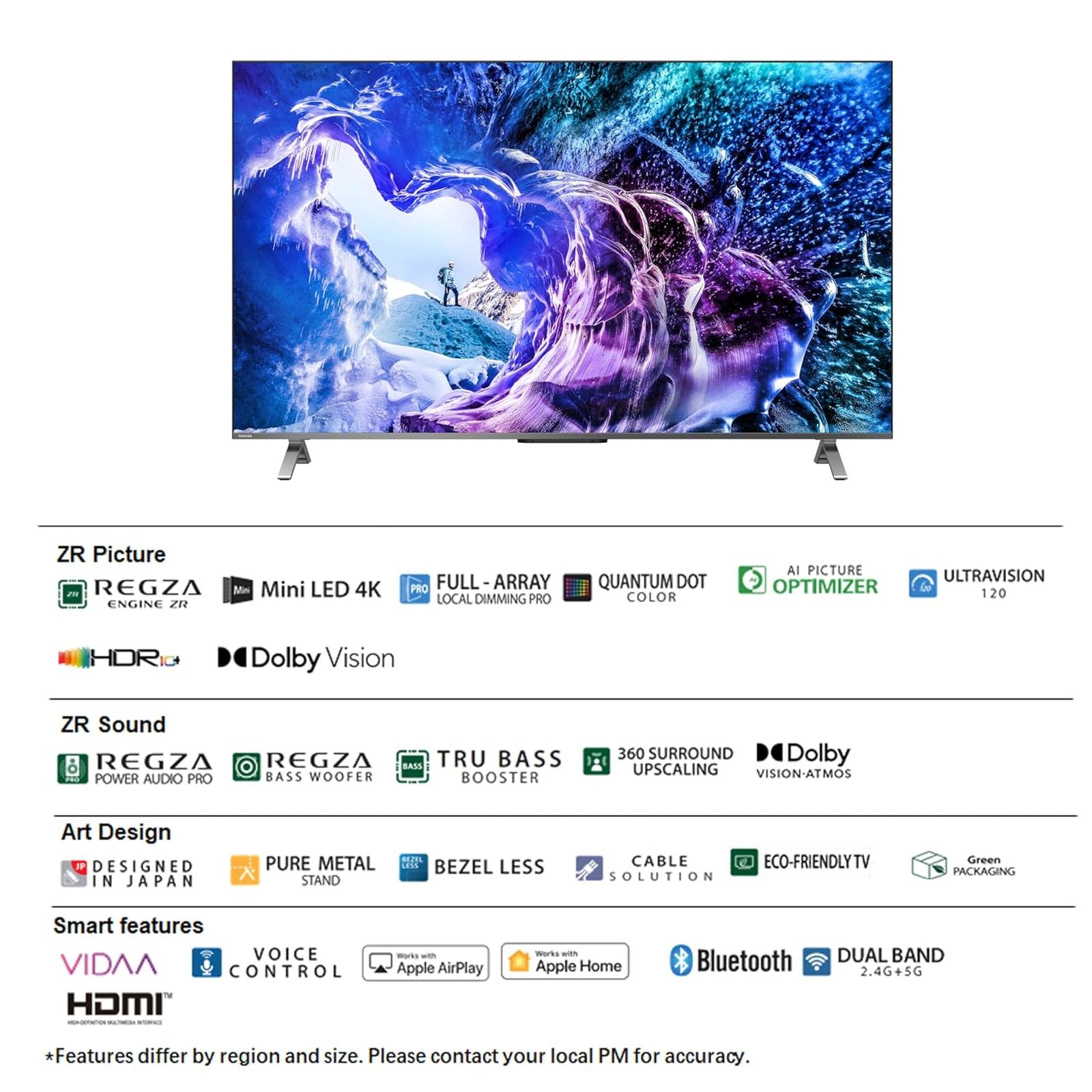 TOSHIBA M650MP 165 cm (65 inch) 4K Ultra HD QLED Smart VIDAA TV with Built-in Google Assistant (2023 model) TOSHIBA M650MP 165 cm (65 inch) 4K Ultra HD QLED Smart VIDAA TV with Built-in Google Assistant (2023 model)_11