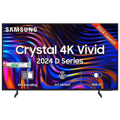 SAMSUNG DUE70 127 cm (50 inch) 2.5 Star 4K Ultra HD LED Tizen OS TV with Crystal Processor 4K
