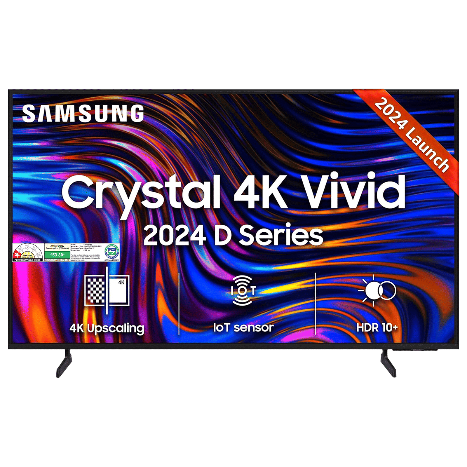 SAMSUNG DUE70 109 cm (43 inch) 1 Star 4K Ultra HD LED Tizen OS TV with Crystal Processor 4K_1