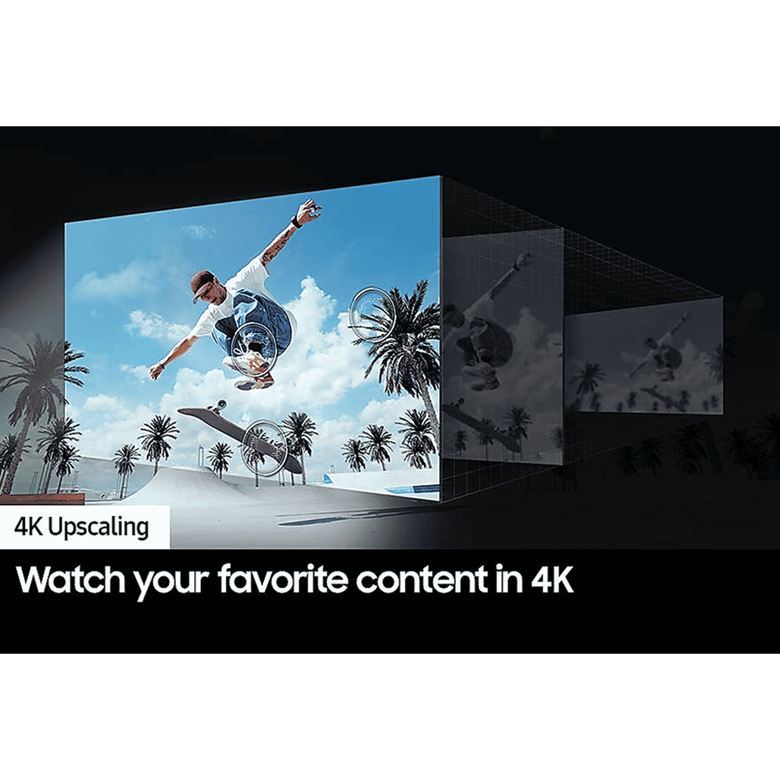 SAMSUNG DUE70 109 cm (43 inch) 1 Star 4K Ultra HD LED Tizen OS TV with Crystal Processor 4K_4