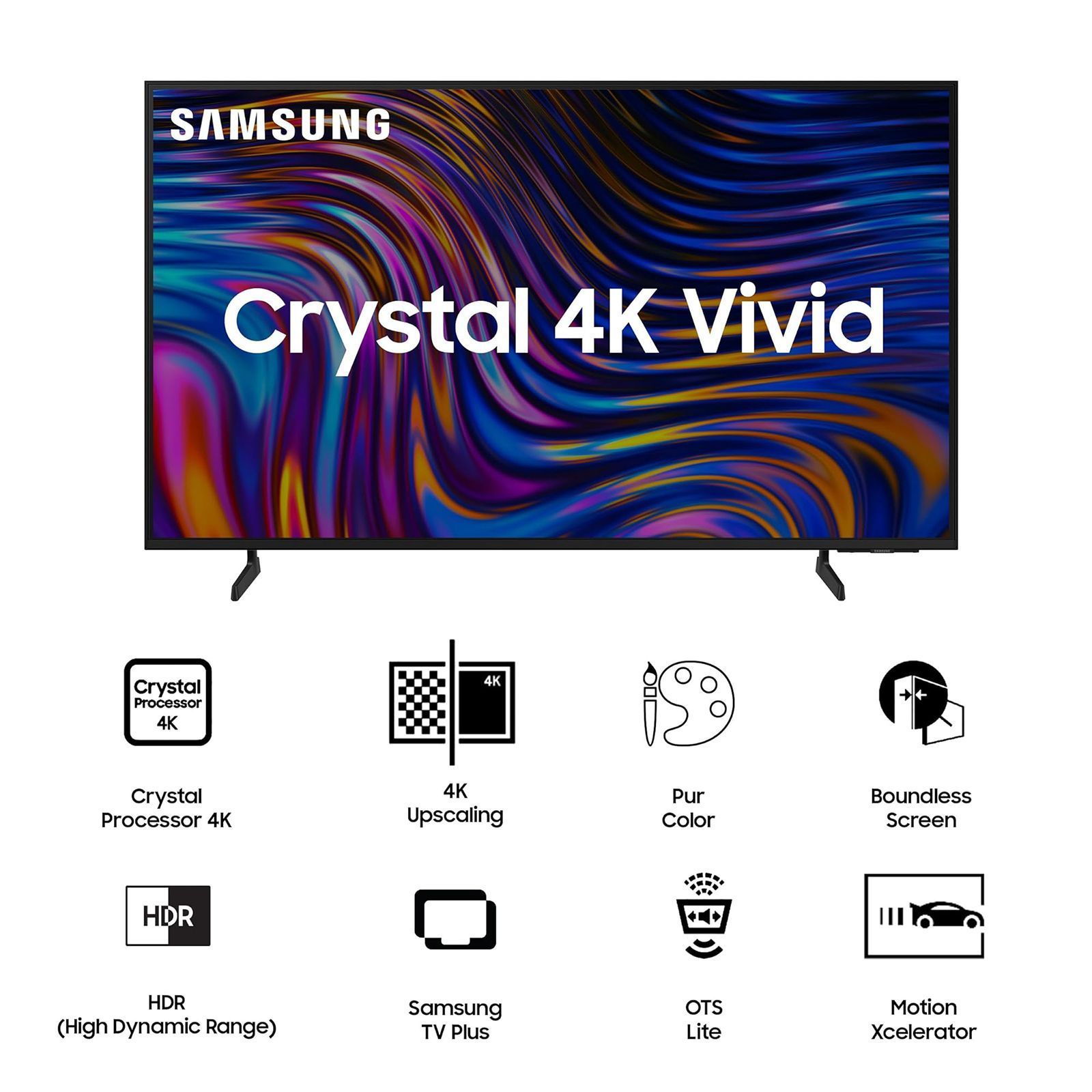 SAMSUNG DUE70 109 cm (43 inch) 1 Star 4K Ultra HD LED Tizen OS TV with Crystal Processor 4K_9