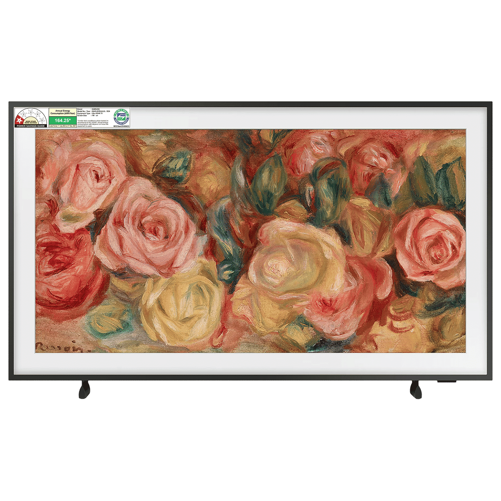 SAMSUNG The Frame 109 cm (43 inch) 4K Ultra Smart HD QLED Smart Tizen TV with Dolby Audio Technology (2024 model)_1