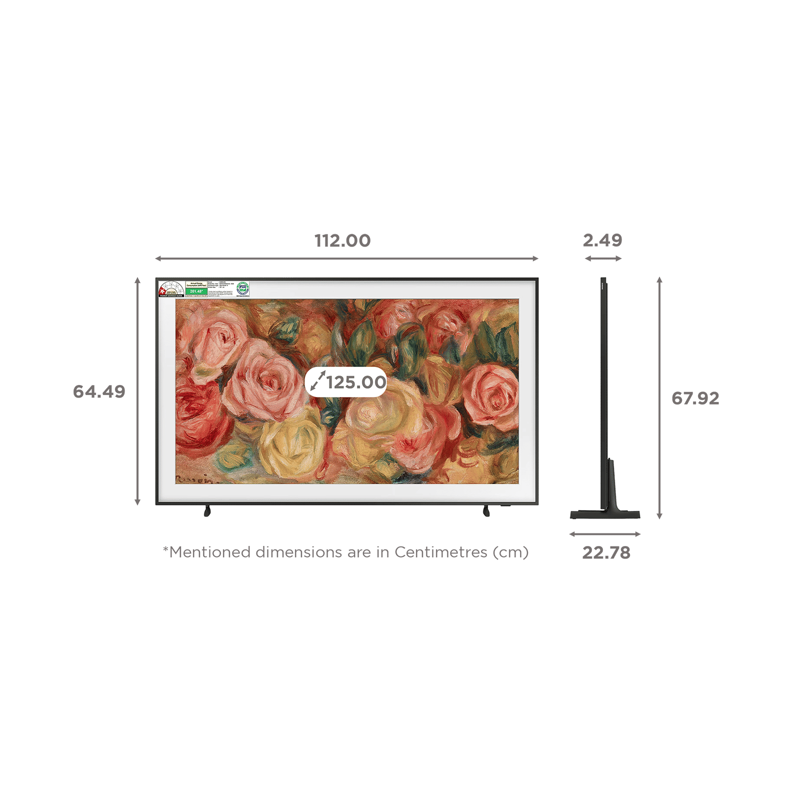 SAMSUNG LS03D 127 cm (50 inch) 4K Ultra HD Smart Tizen TV with Motion Xcelerator (2024 model)_2