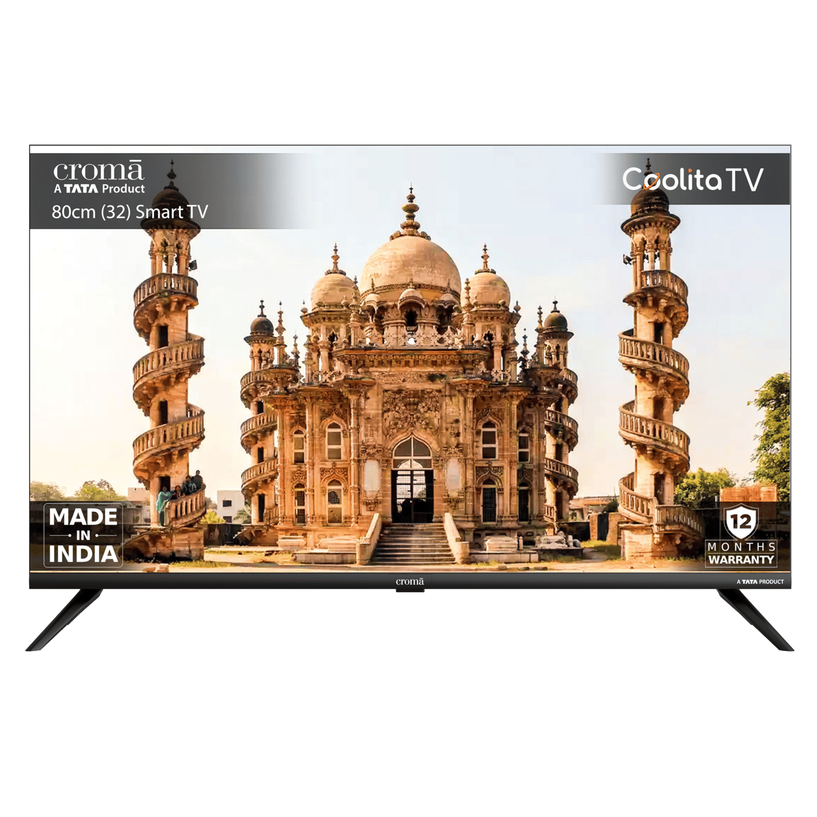 Croma 80 cm (32 inch) HD Ready LED Smart Linux TV with Dolby Audio_1