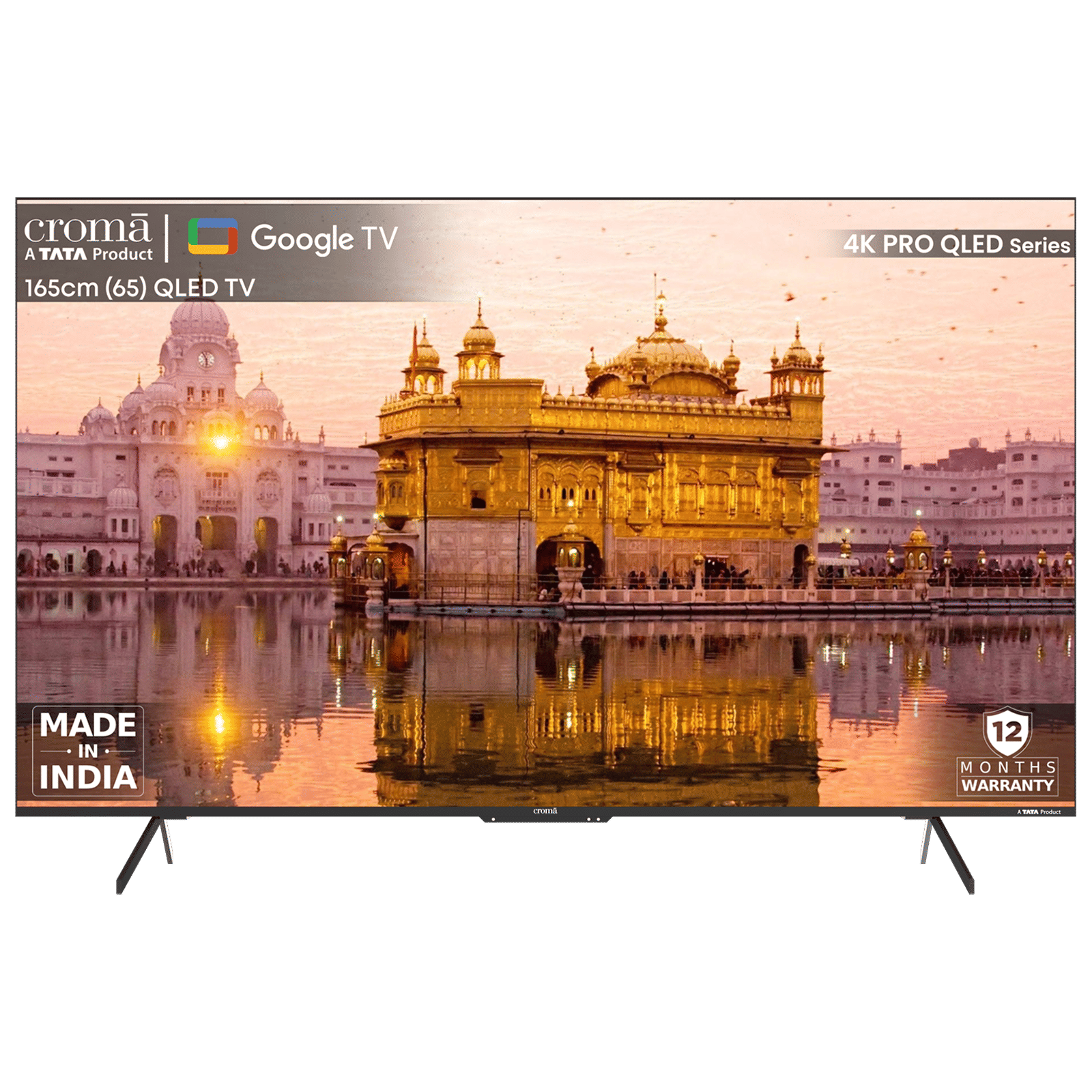 Croma 165 cm (65 inch) QLED 4K Ultra HD Google TV with Dolby Vision & Dolby Atmos Croma 165 cm (65 inch) QLED 4K Ultra HD Google TV with Dolby Vision & Dolby Atmos_1