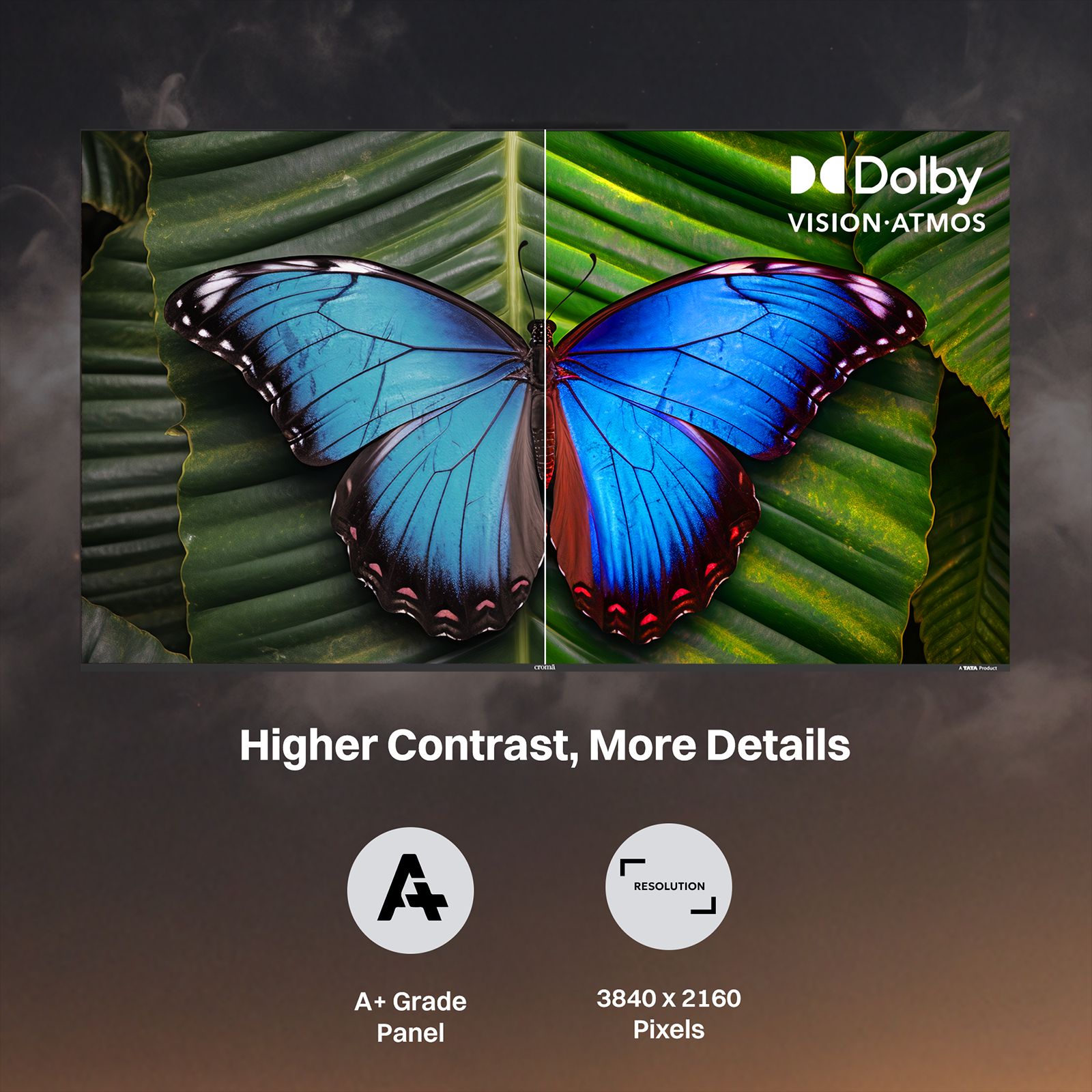 Croma 165 cm (65 inch) QLED 4K Ultra HD Google TV with Dolby Vision & Dolby Atmos Croma 165 cm (65 inch) QLED 4K Ultra HD Google TV with Dolby Vision & Dolby Atmos_14