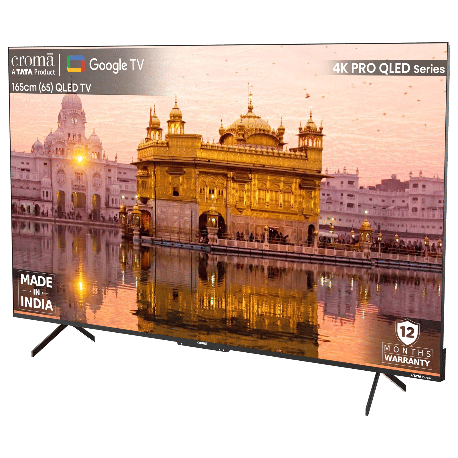 Croma 165 cm (65 inch) QLED 4K Ultra HD Google TV with Dolby Vision & Dolby Atmos Croma 165 cm (65 inch) QLED 4K Ultra HD Google TV with Dolby Vision & Dolby Atmos_4