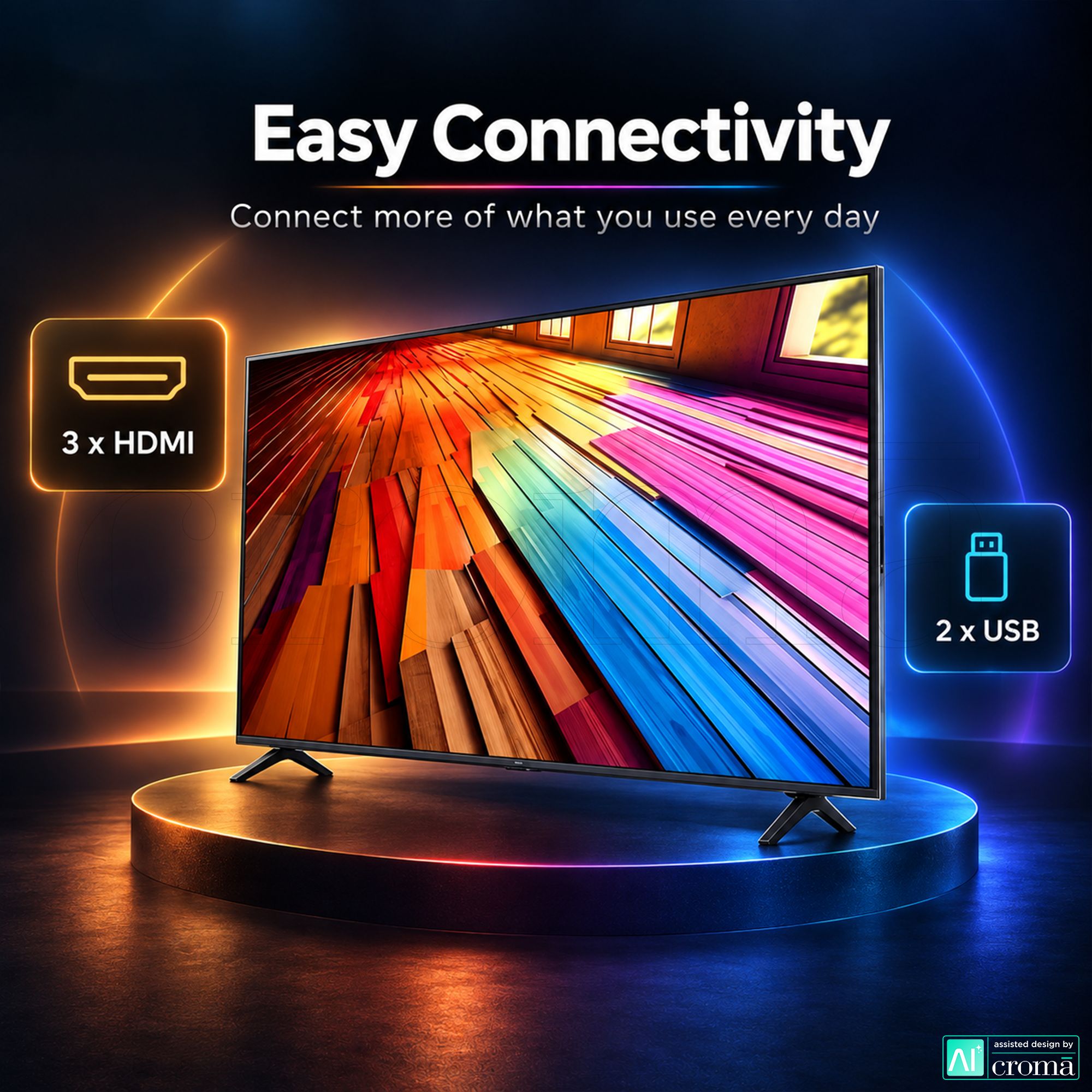 LG AI UT80 140 cm (55 inch) 2 Star 4K Ultra HD LED Smart WebOS TV with AI Acoustic Tuning (2025 model) LG AI UT80 140 cm (55 inch) 2 Star 4K Ultra HD LED Smart WebOS TV with AI Acoustic Tuning (2025 model)_6
