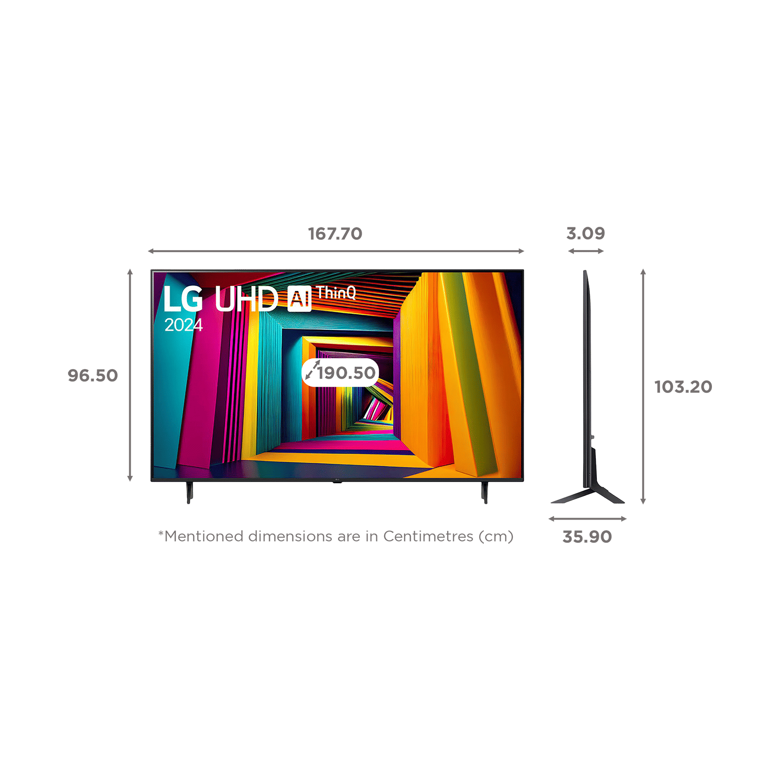 LG AI UT90 190 cm (75 inch) 4K Ultra HD LED Smart WebOS TV with Filmmaker Mode (2025 model) LG AI UT90 190 cm (75 inch) 4K Ultra HD LED Smart WebOS TV with Filmmaker Mode (2025 model)_2