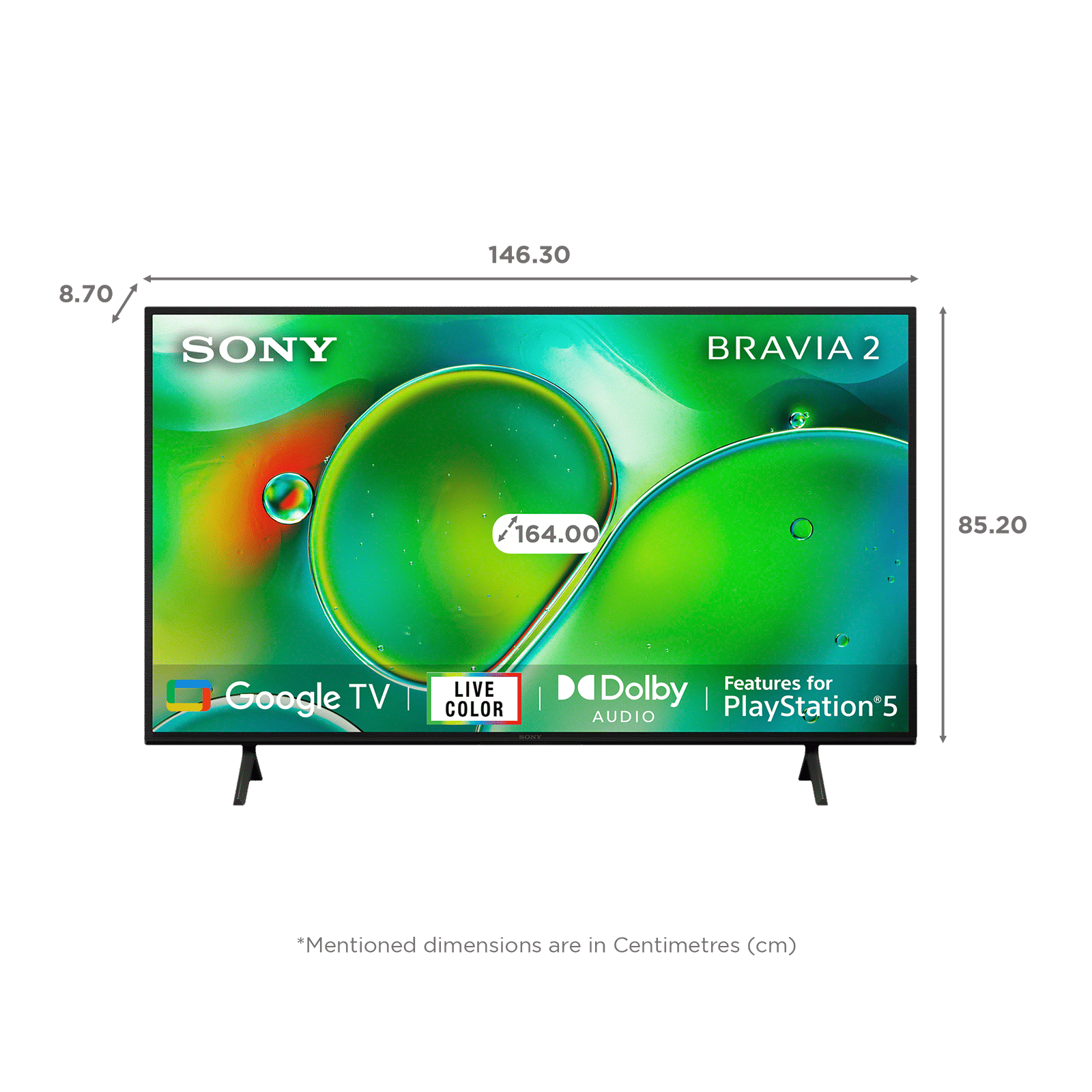 SONY BRAVIA 2 165 cm (65 inch) 4K Ultra HD LCD Smart Android TV with Live Colour Technology (2024 Model) SONY BRAVIA 2 165 cm (65 inch) 4K Ultra HD LCD Smart Android TV with Live Colour Technology (2024 Model)_2