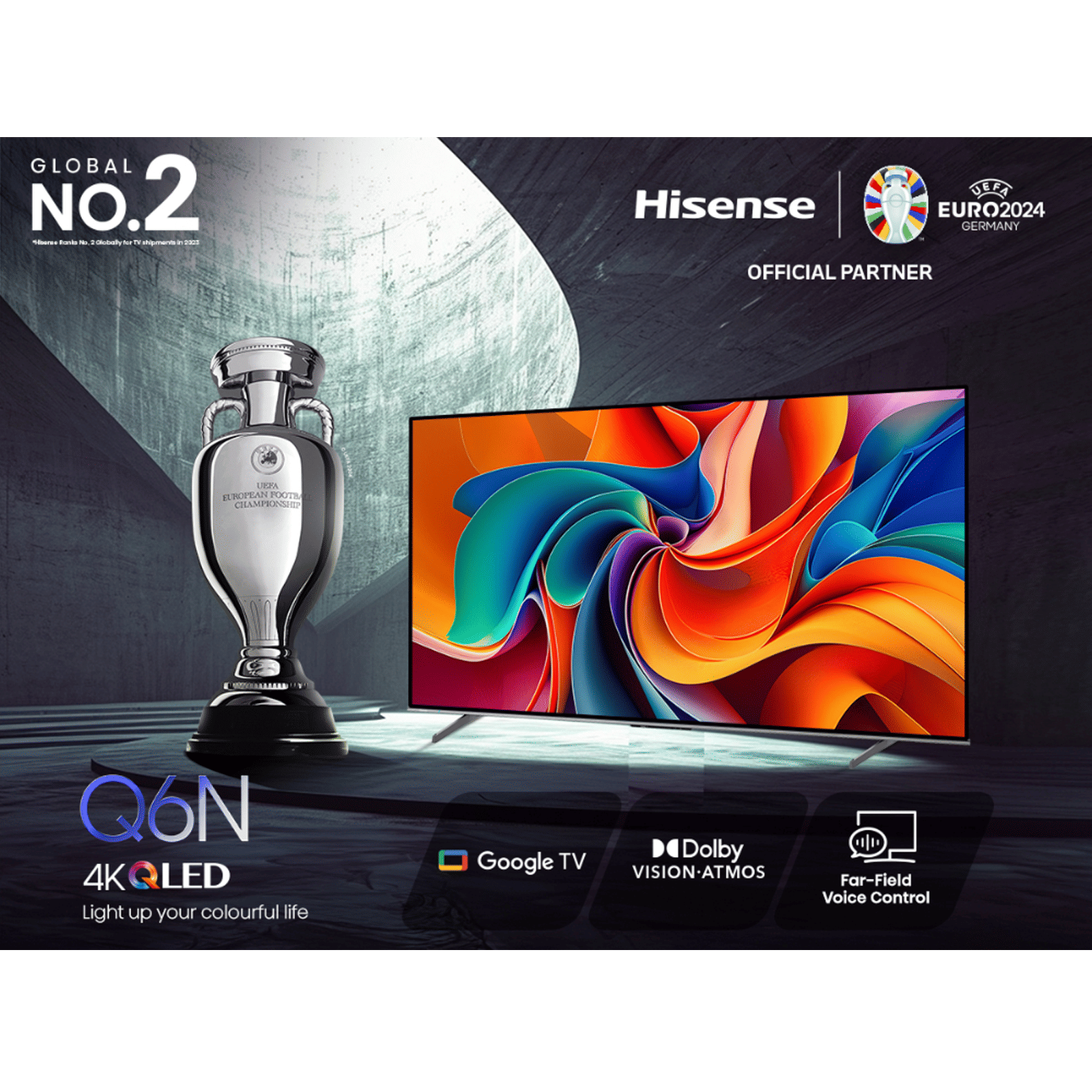 Hisense Q6N 109 cm (43 inch) QLED 4K Ultra HD Smart Google TV with 4K AI Upscaler (2024 model) Hisense Q6N 109 cm (43 inch) QLED 4K Ultra HD Smart Google TV with 4K AI Upscaler (2024 model)_5