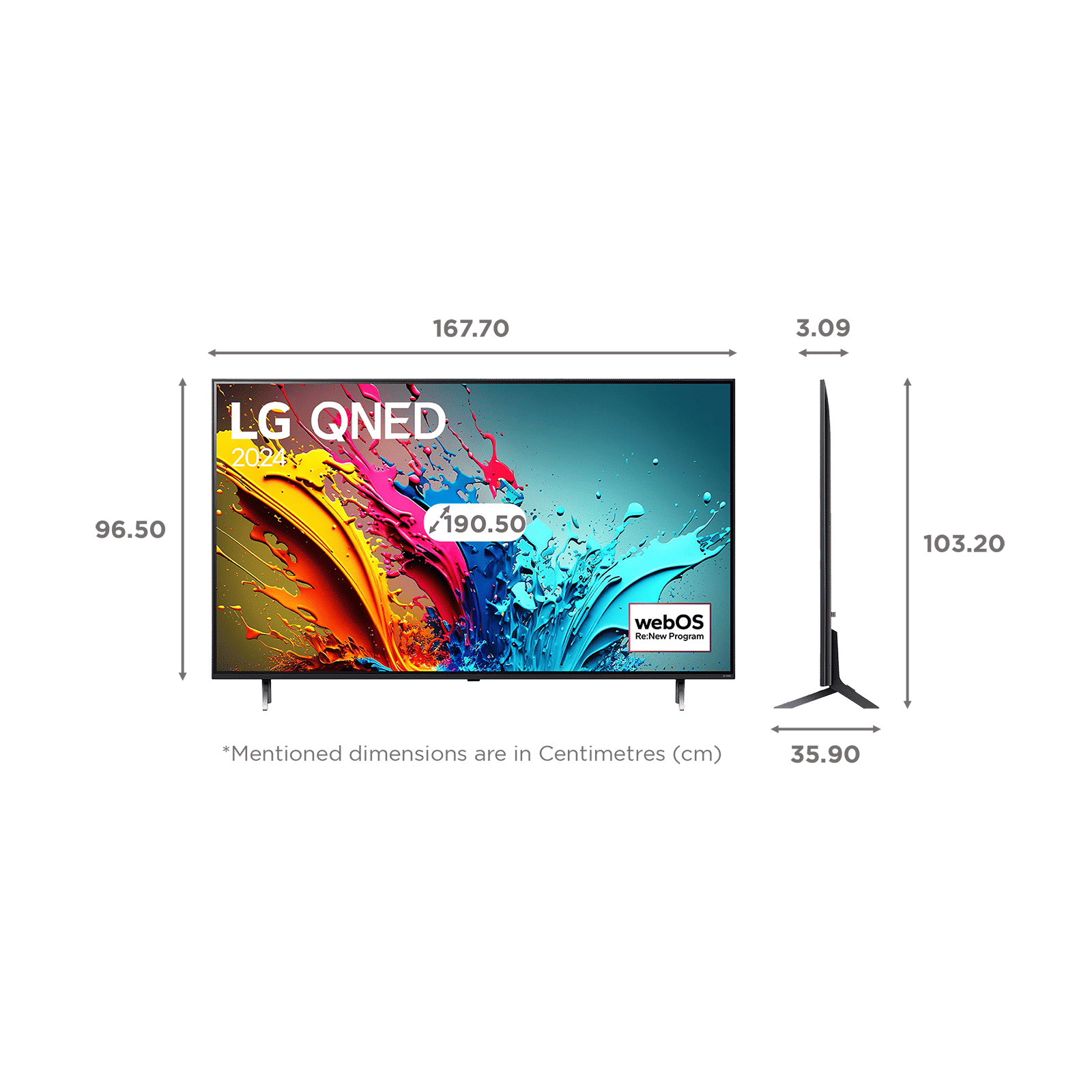 LG QNED88T 190 cm (75 inch) 4K Ultra HD QNED Smart WebOS TV with Dolby Vision and Dolby Atmos (2025 model) LG QNED88T 190 cm (75 inch) 4K Ultra HD QNED Smart WebOS TV with Dolby Vision and Dolby Atmos (2025 model)_2