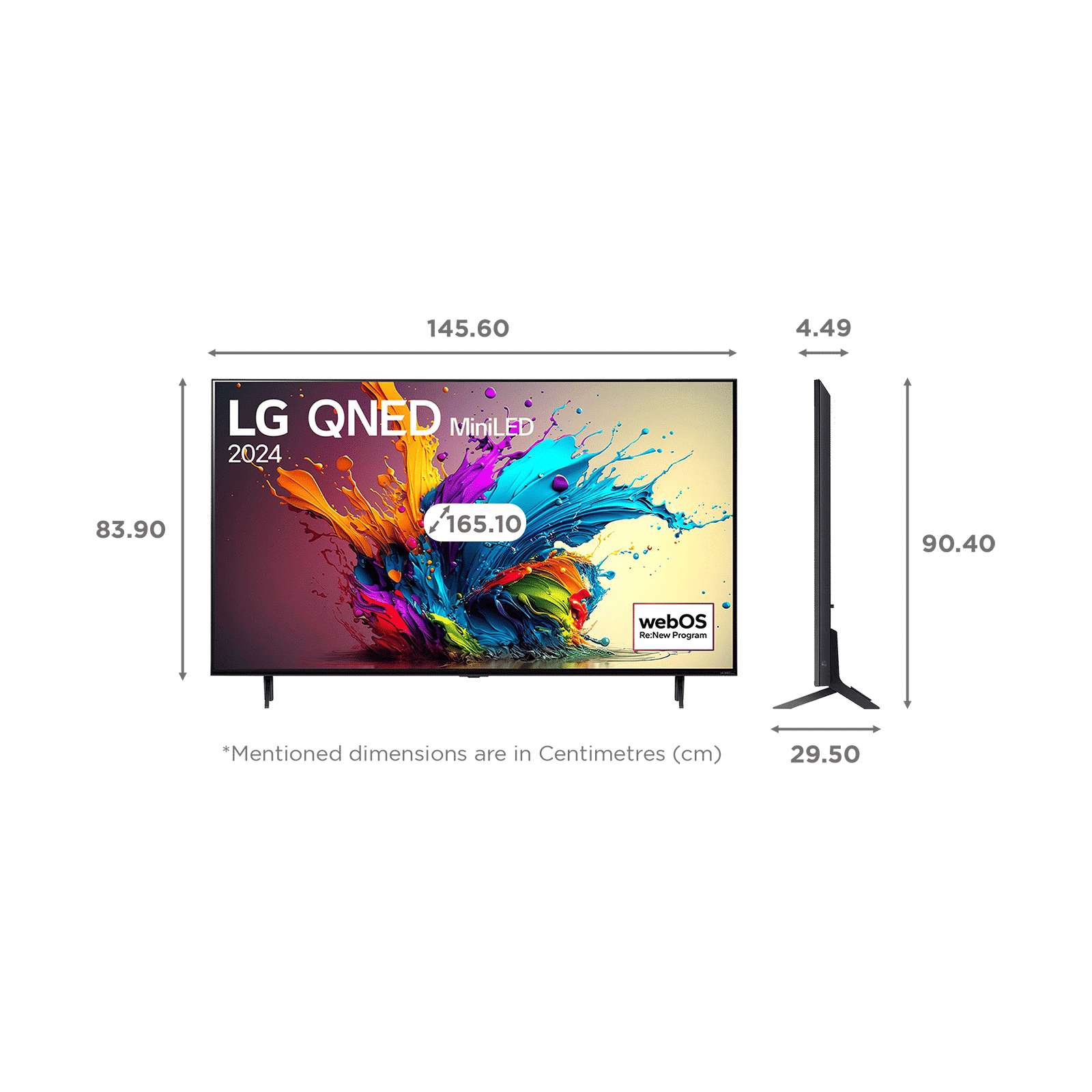 LG QNED90 165 cm (65 inch) QNED MiniLED 4K Ultra HD Smart WebOS TV with Dolby Vision & Dolby Atmos (2025 model) LG QNED90 165 cm (65 inch) QNED MiniLED 4K Ultra HD Smart WebOS TV with Dolby Vision & Dolby Atmos (2025 model)_2