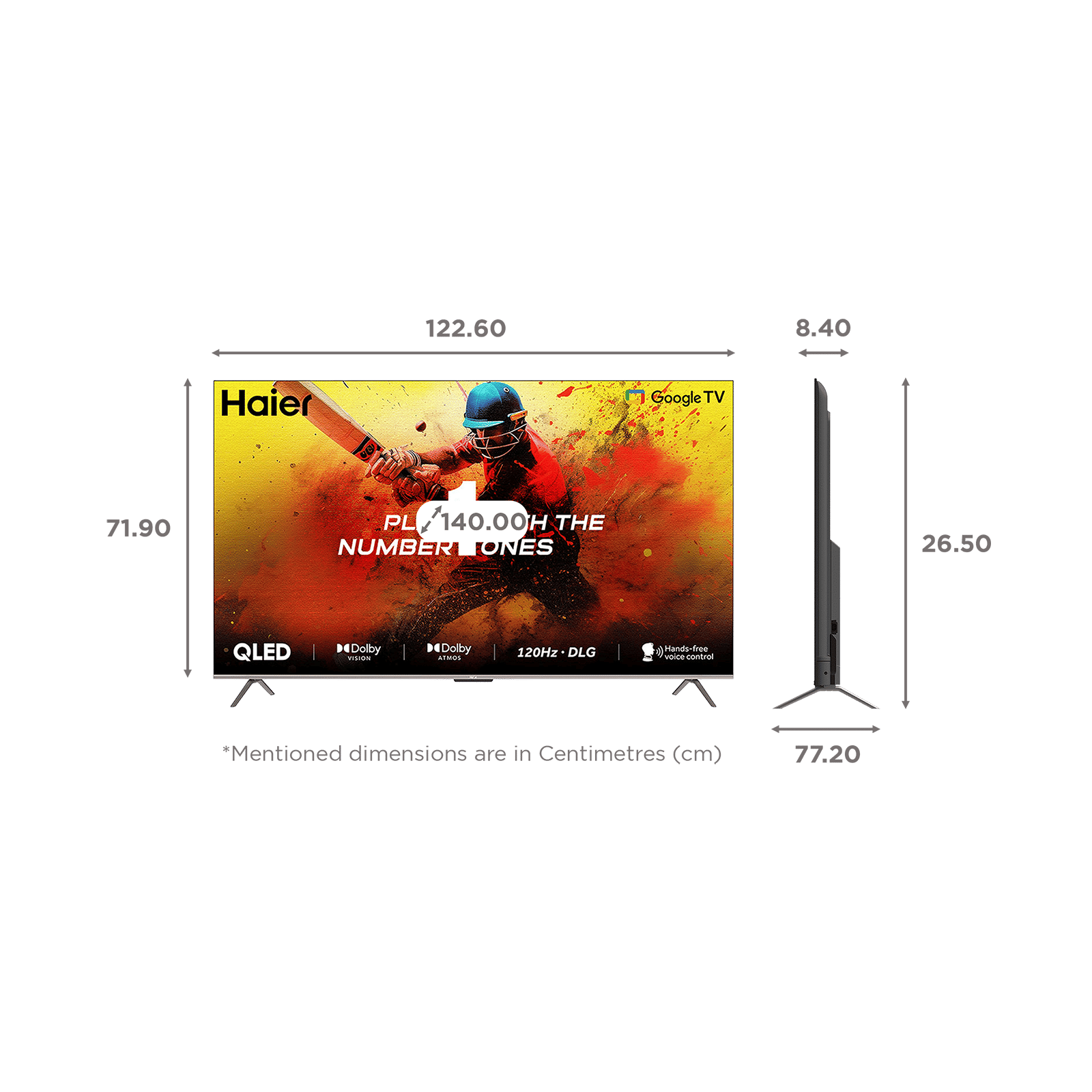 Haier S800QT 140 cm (55 inch) 4K Ultra HD QLED Smart Google TV with Dolby Vision & Dolby Atmos (2024 model) Haier S800QT 140 cm (55 inch) 4K Ultra HD QLED Smart Google TV with Dolby Vision & Dolby Atmos (2024 model)_2