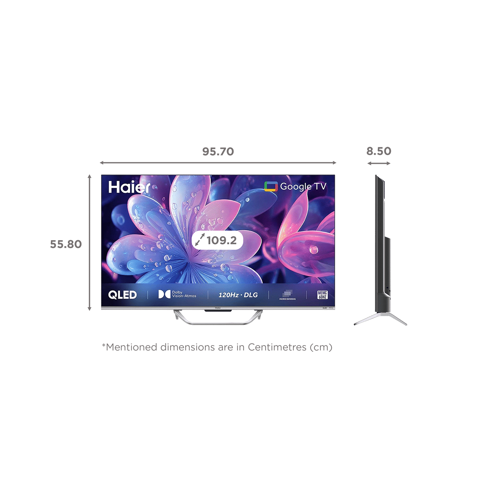 Haier S800QT 109 cm (43 inch) 4K Ultra HD QLED Smart Google TV with Dolby Vision & Dolby Atmos (2024 model) Haier S800QT 109 cm (43 inch) 4K Ultra HD QLED Smart Google TV with Dolby Vision & Dolby Atmos (2024 model)_2