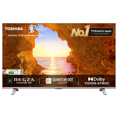 TOSHIBA C450 127 cm (50 inch) 3 Star 4K Ultra HD QLED Smart VIDAA TV with Built-in Alexa (2024 model)