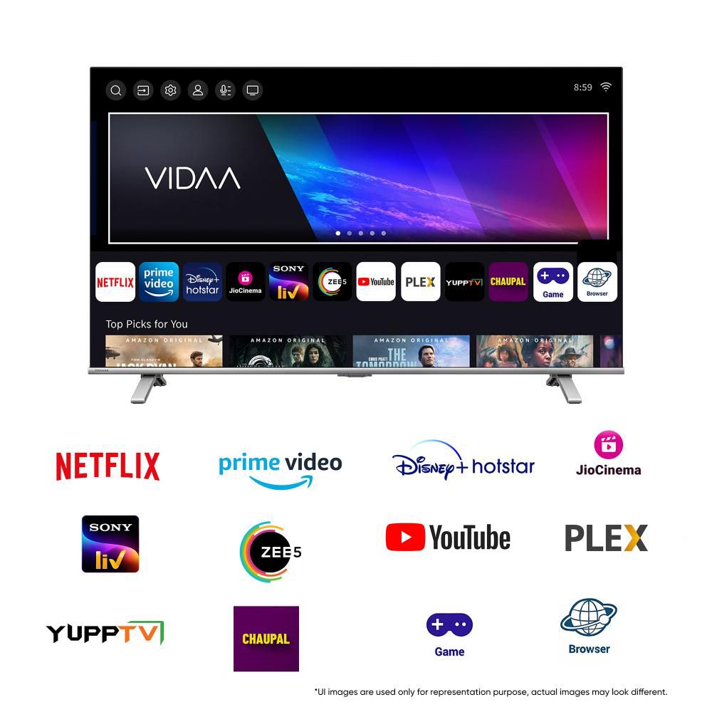 TOSHIBA C450 127 cm (50 inch) 4K Ultra HD QLED Smart VIDAA TV with Built-in Alexa (2024 model)_19
