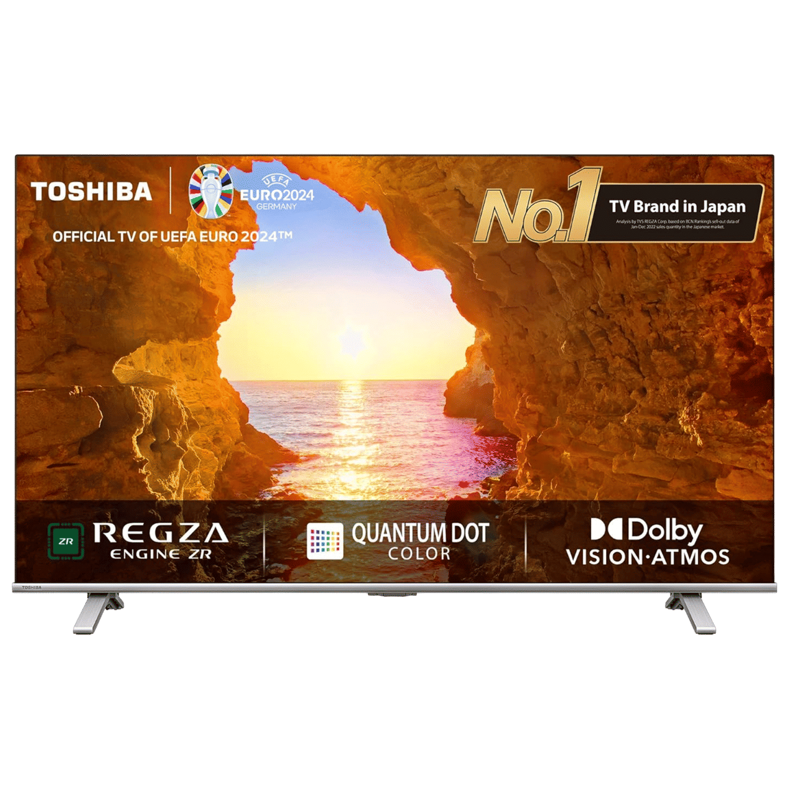 TOSHIBA C450 140 cm (55 inch) 3 Star 4K Ultra HD QLED VIDAA TV with Dolby Vision and Dolby Atmos (2024 model)_1