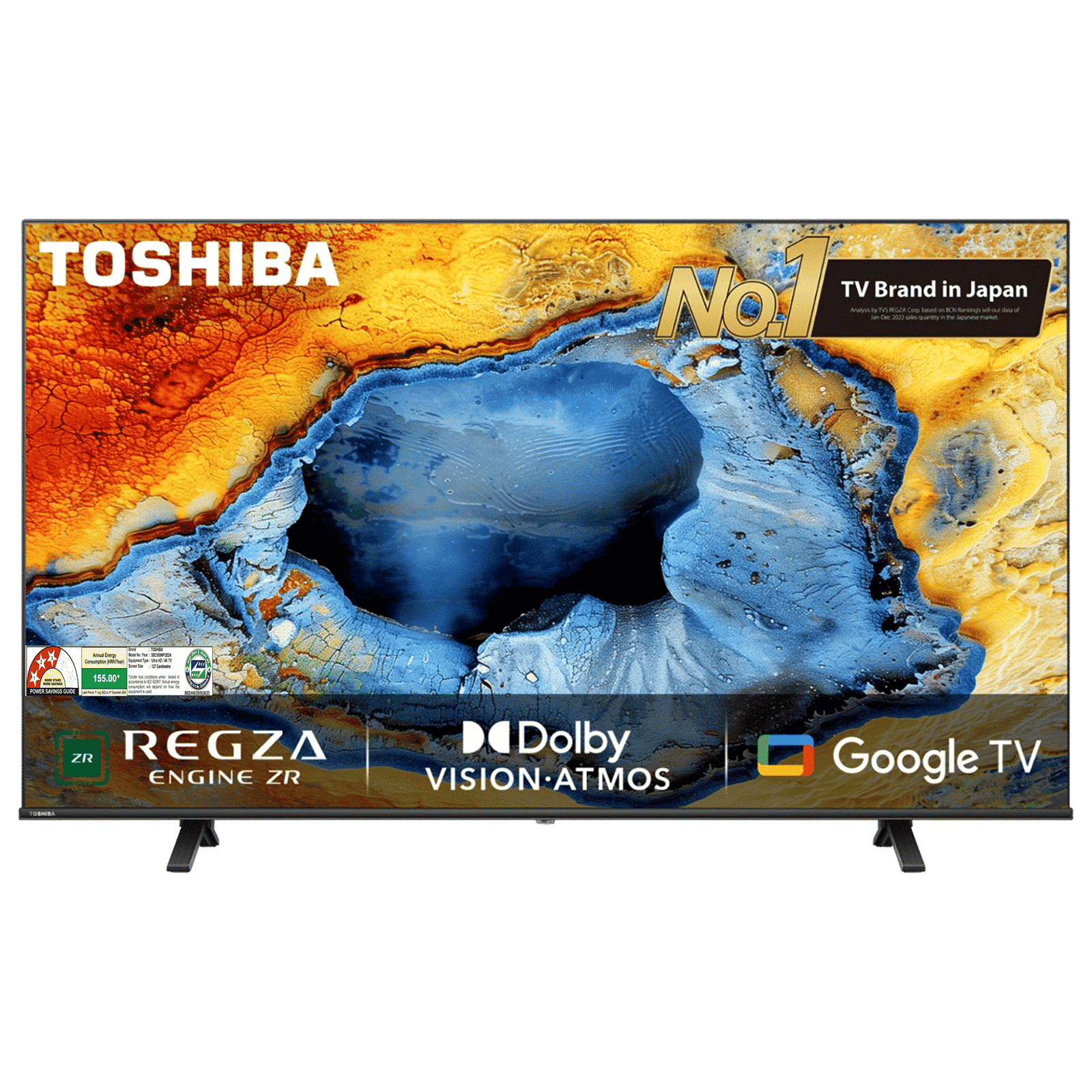 TOSHIBA C350NP 127 cm (50 inch) 3 Star 4K Ultra HD LED Google TV with Regza Engine 4K (2024 model) TOSHIBA C350NP 127 cm (50 inch) 3 Star 4K Ultra HD LED Google TV with Regza Engine 4K (2024 model)_1