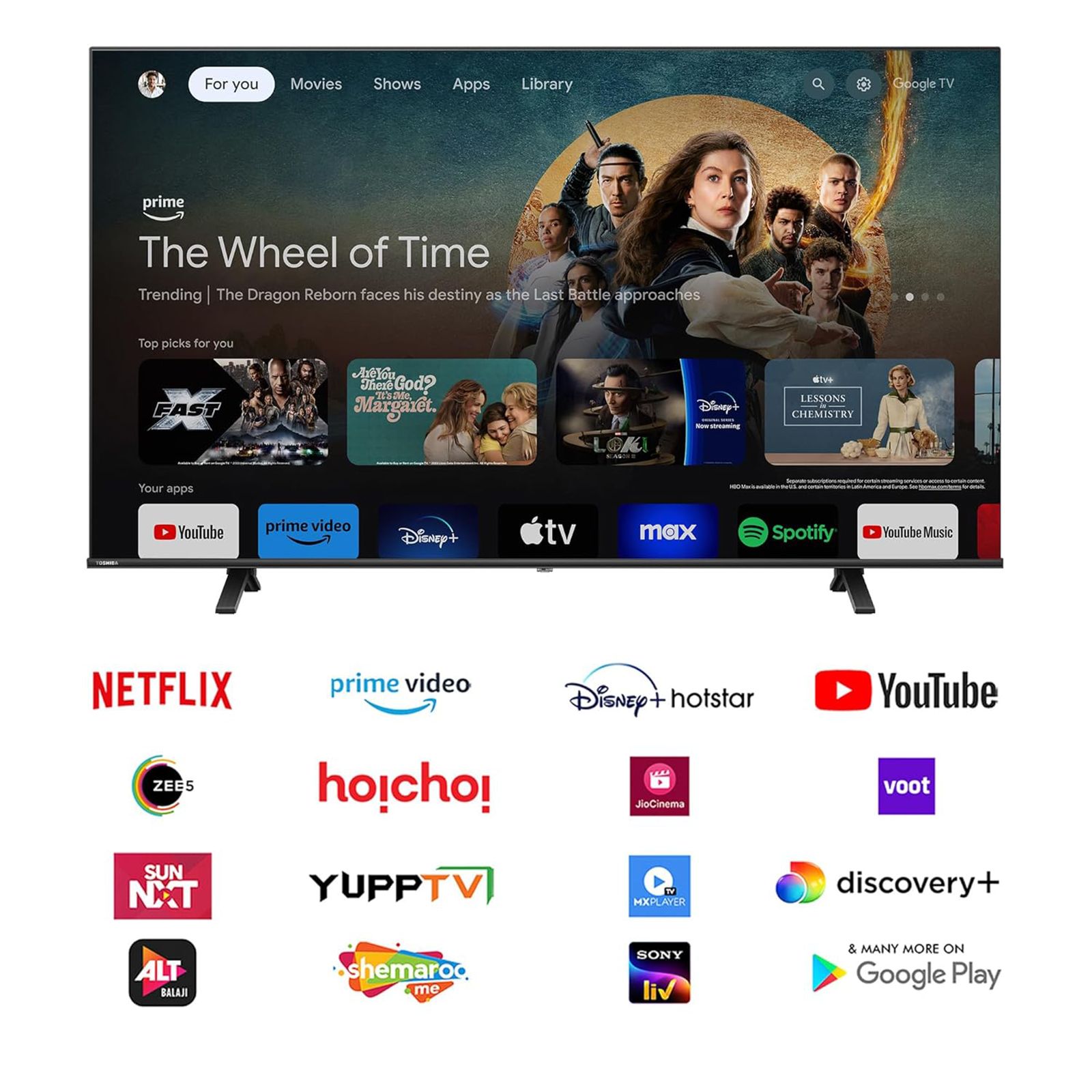 TOSHIBA C350NP 127 cm (50 inch) 3 Star 4K Ultra HD LED Google TV with Regza Engine 4K (2024 model) TOSHIBA C350NP 127 cm (50 inch) 3 Star 4K Ultra HD LED Google TV with Regza Engine 4K (2024 model)_14