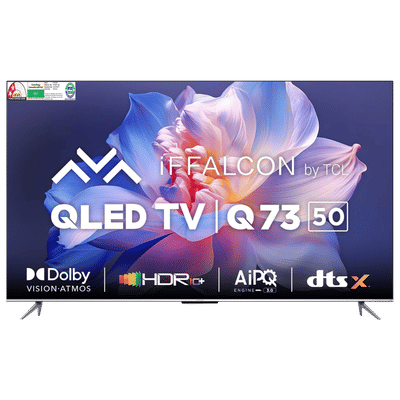 iFFalcon Q73 127 cm (50 inch) 2 Star QLED 4K Ultra HD Google TV with High Brightness