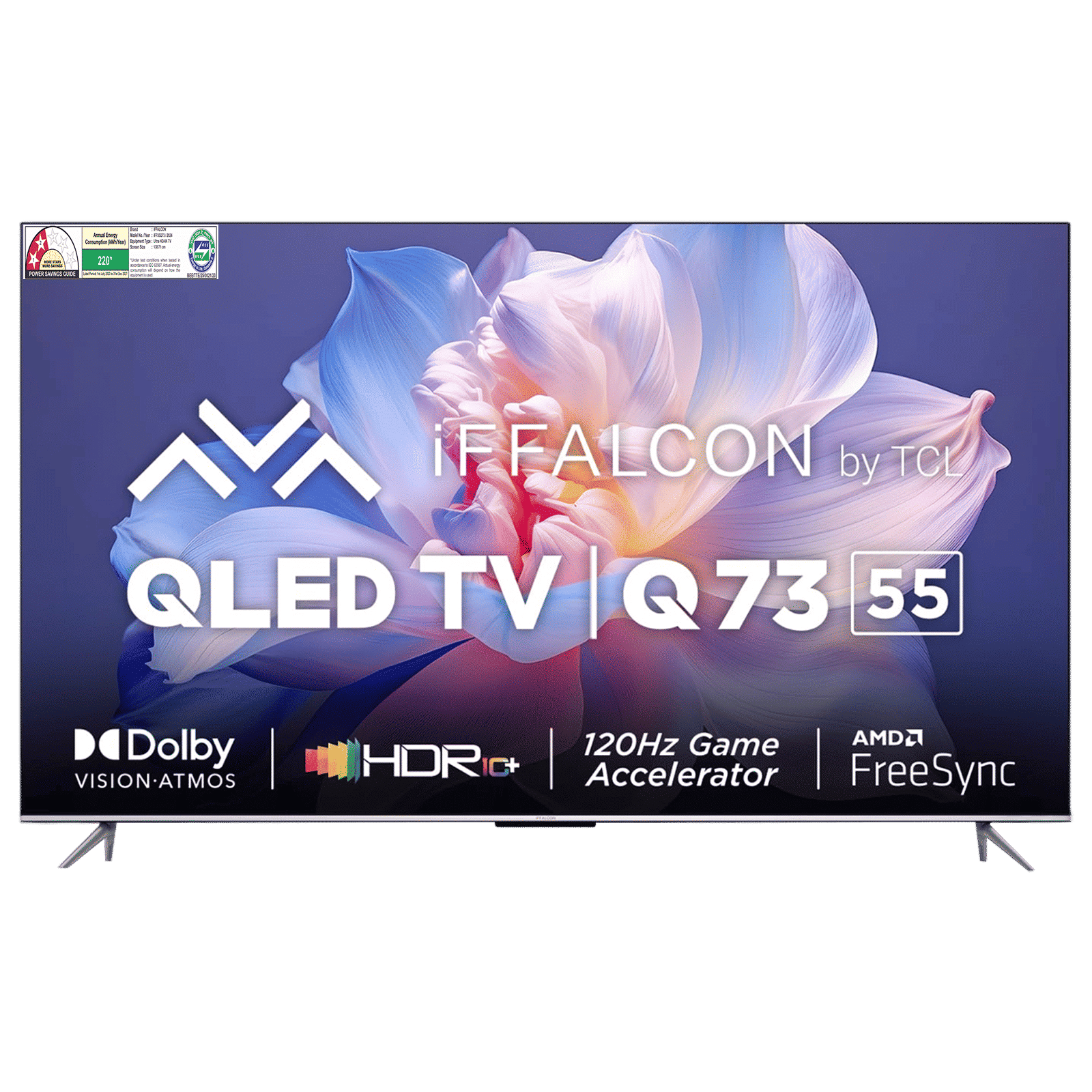iFFALCON Q73 140 cm (55 inch) 2 Star QLED 4K Ultra HD Google TV with Dolby Atmos & DTS Virtual:X (2023 model)_1