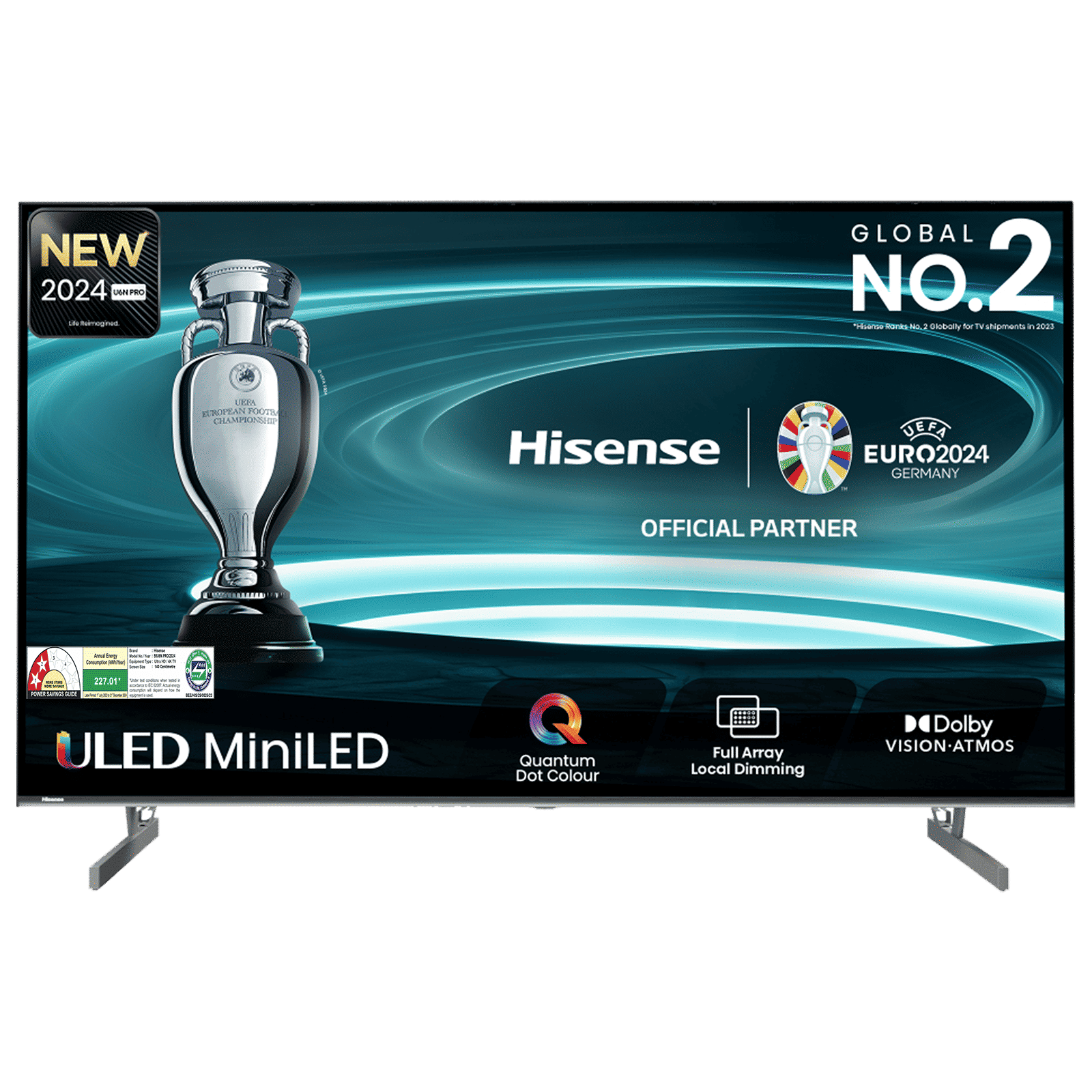 Hisense U6N Pro 140 cm (55 inch) 4K Ultra HD Mini LED Smart VIDAA TV with Dolby Vision & Dolby Atmos (2024 model)_1