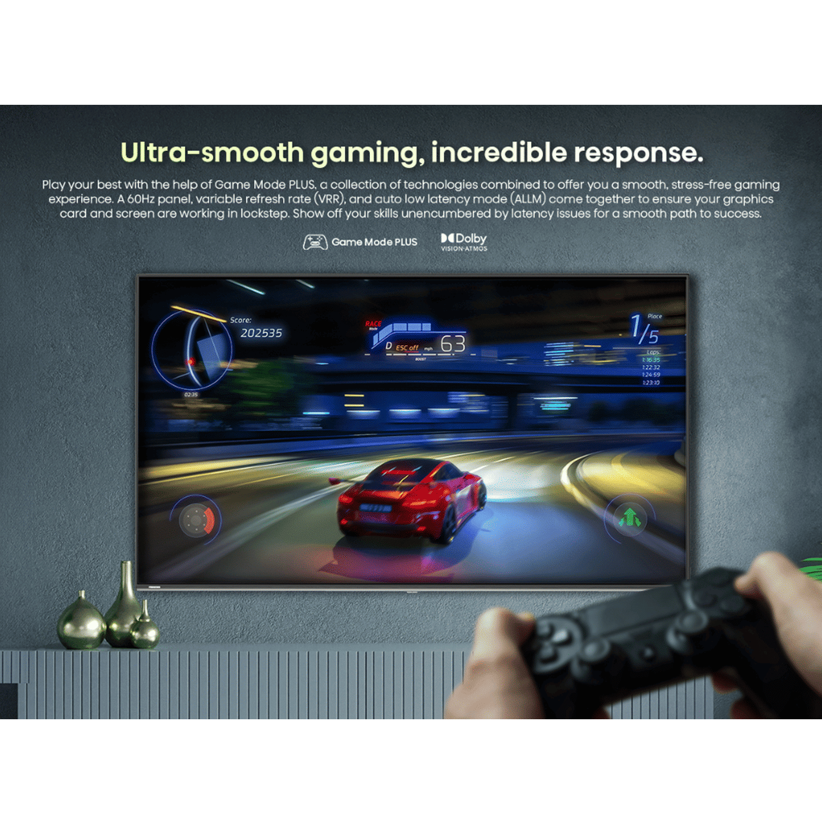 Hisense U6N Pro 140 cm (55 inch) 4K Ultra HD Mini LED Smart VIDAA TV with Dolby Vision & Dolby Atmos (2024 model)_13