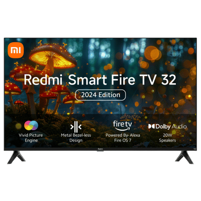 Redmi F Series 80 cm (32 inch) 3 Star HD Ready LED Smart Fire TV with Dolby Audio (2024 model)