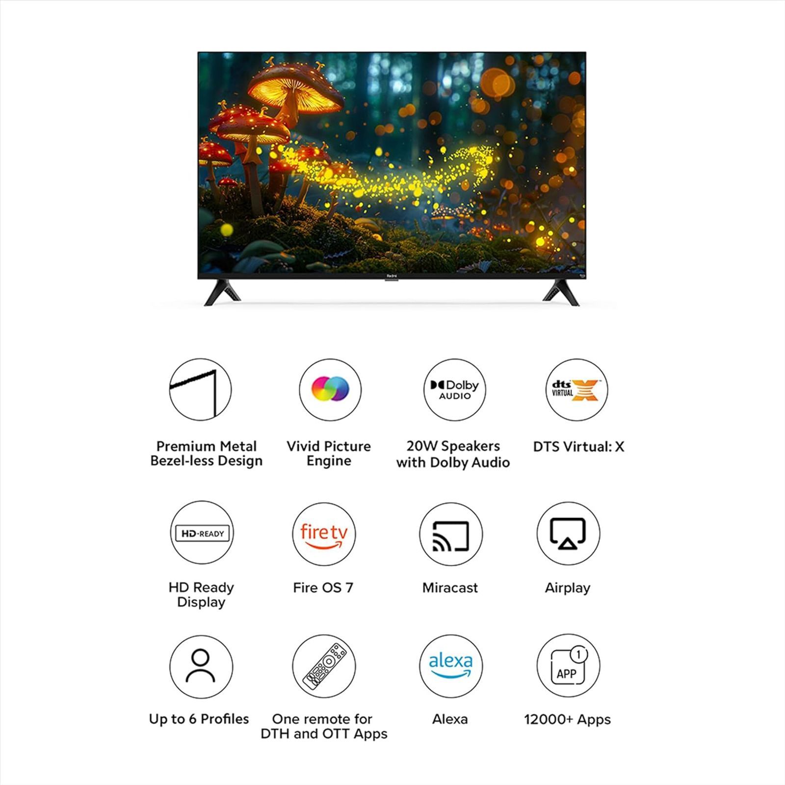 Redmi F Series 80 cm (32 inch) 3 Star HD Ready LED Smart Fire TV with Dolby Audio (2024 model) Redmi F Series 80 cm (32 inch) 3 Star HD Ready LED Smart Fire TV with Dolby Audio (2024 model)_12
