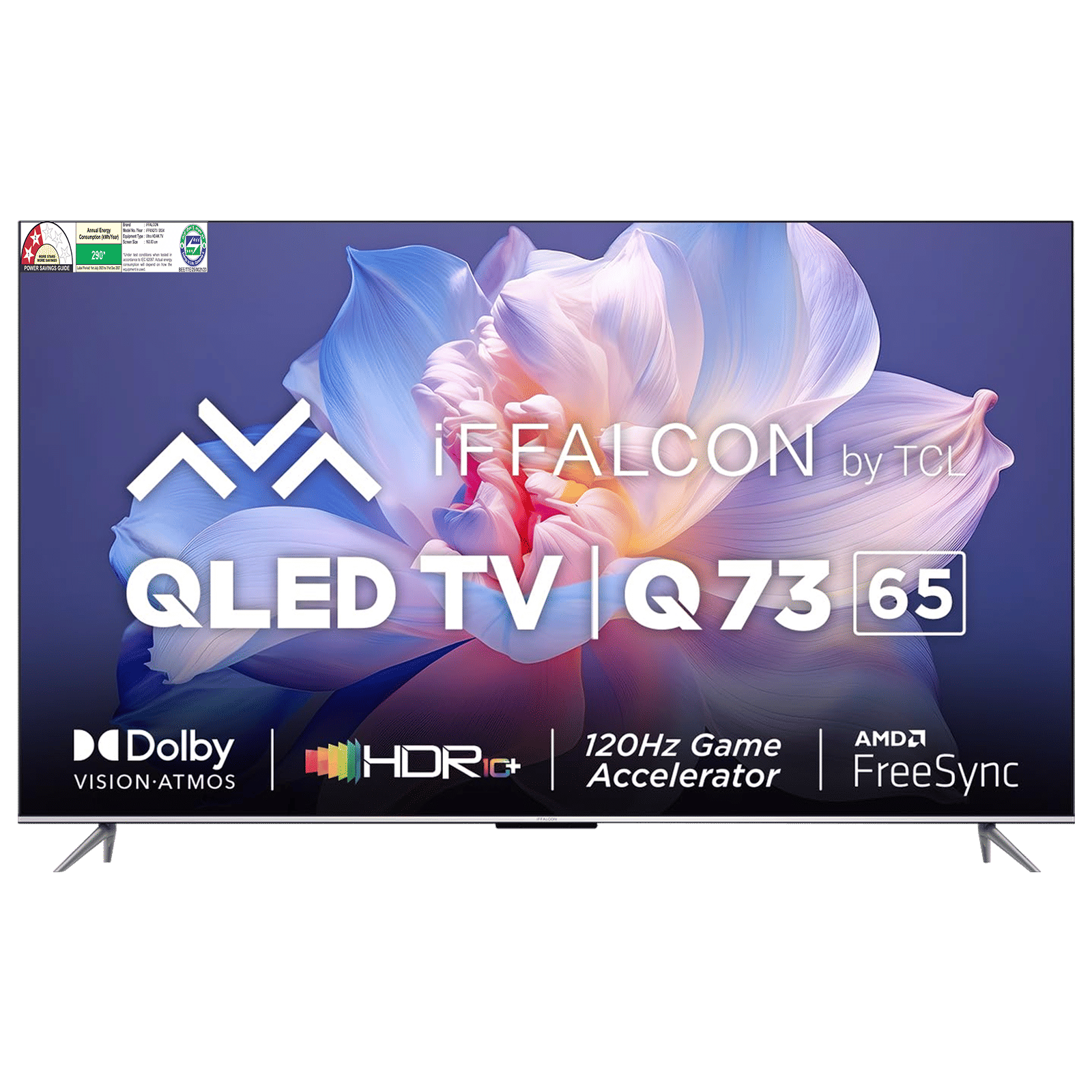 iFFALCON Q73 165 cm (65 inch) 2 Star QLED 4K Ultra HD Google TV with Dolby Audio (2023 model) iFFALCON Q73 165 cm (65 inch) 2 Star QLED 4K Ultra HD Google TV with Dolby Audio (2023 model)_1