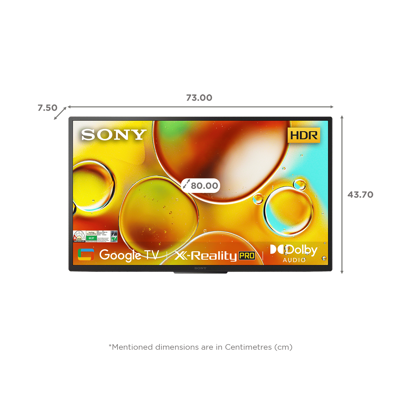 SONY W825 Series 80 cm (32 inch) HD Ready LED Smart Android TV with Chromecast Built In (2024 model) SONY W825 Series 80 cm (32 inch) HD Ready LED Smart Android TV with Chromecast Built In (2024 model)_3