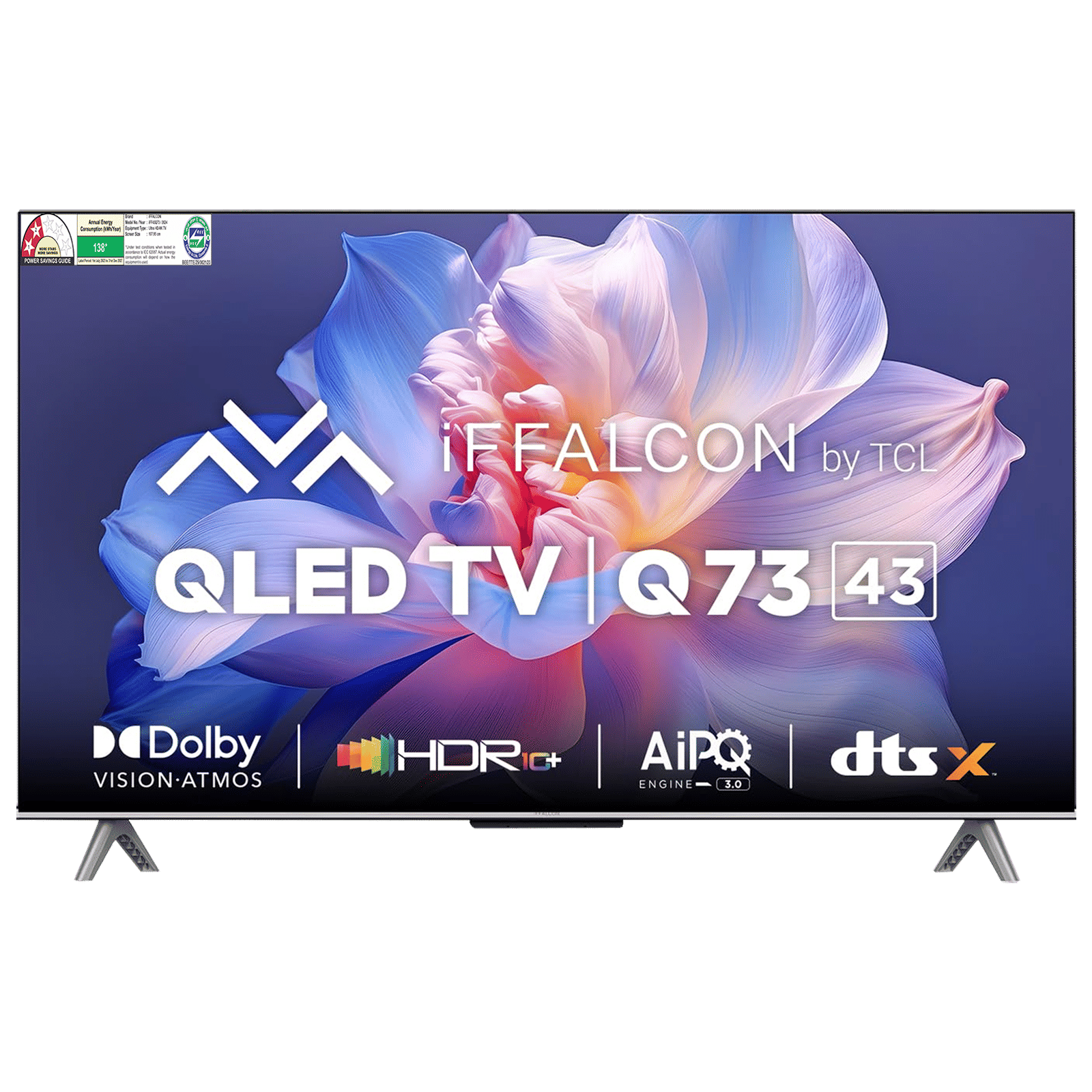 iFFALCON Q73 109 cm (43 inch) QLED 4K Ultra HD Google TV with Dolby Vision & Dolby Atmos (2023 model) iFFALCON Q73 109 cm (43 inch) QLED 4K Ultra HD Google TV with Dolby Vision & Dolby Atmos (2023 model)_1
