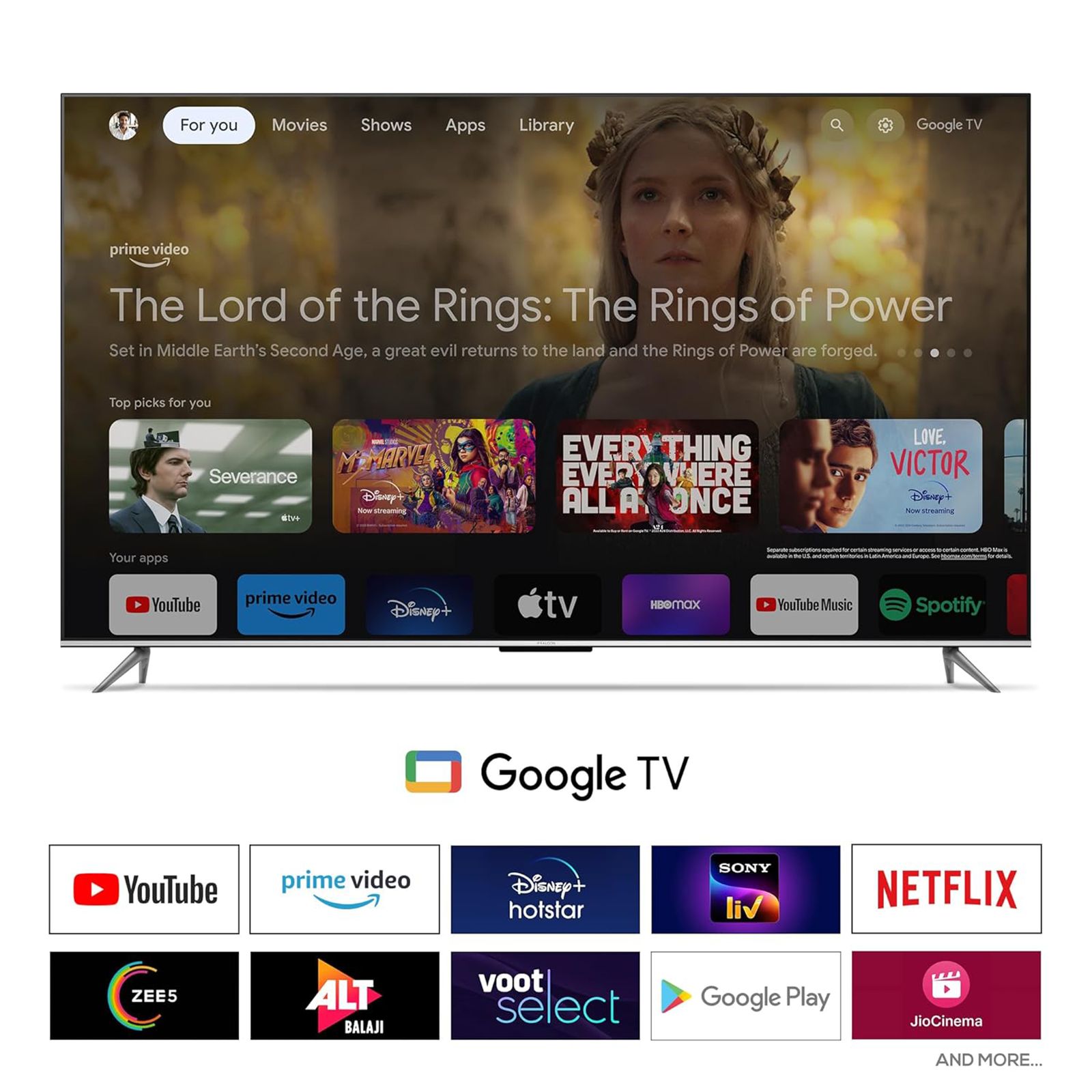 iFFALCON Q73 109 cm (43 inch) QLED 4K Ultra HD Google TV with Dolby Vision & Dolby Atmos (2023 model) iFFALCON Q73 109 cm (43 inch) QLED 4K Ultra HD Google TV with Dolby Vision & Dolby Atmos (2023 model)_11